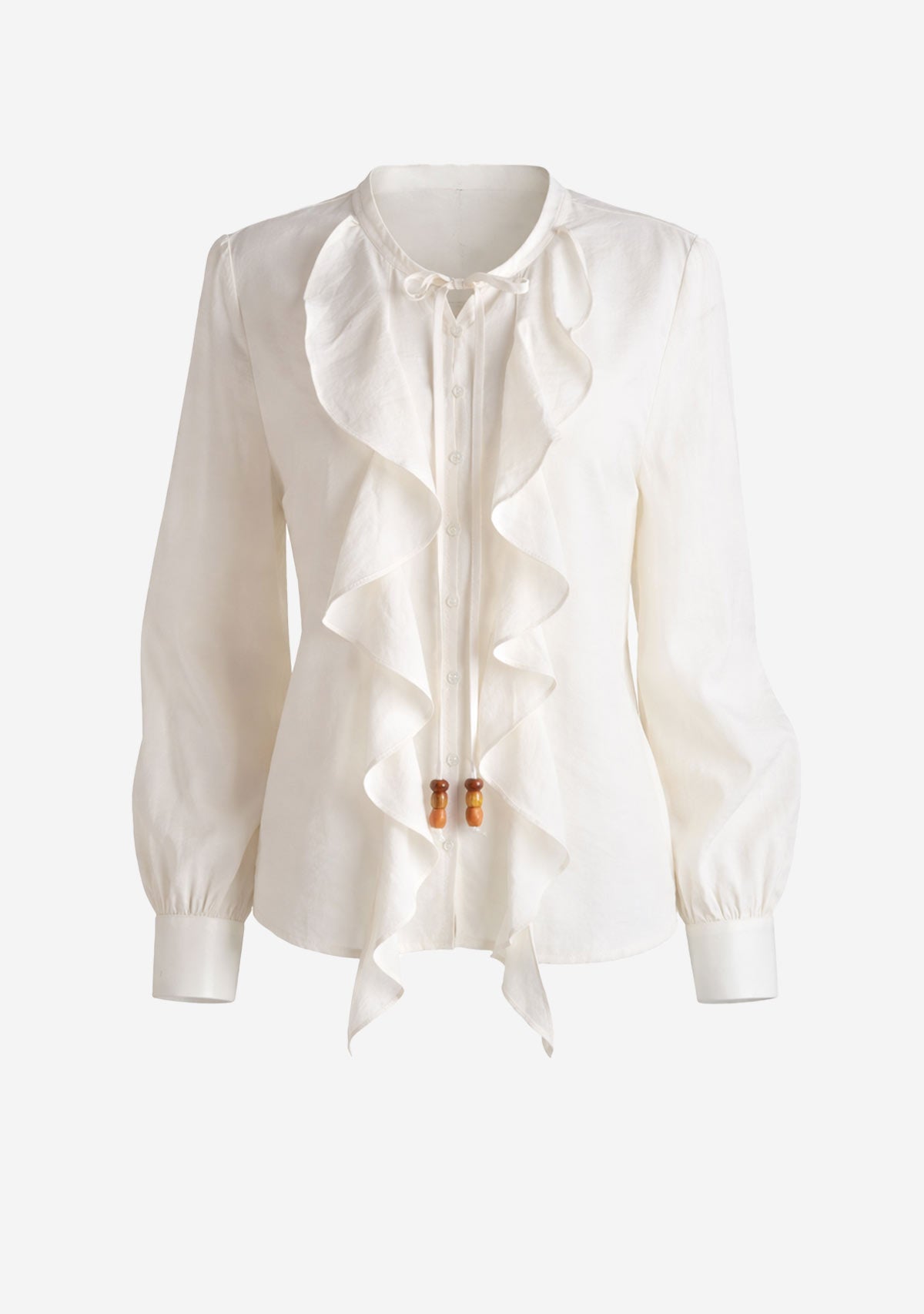 Sand Flow Blouse Beige