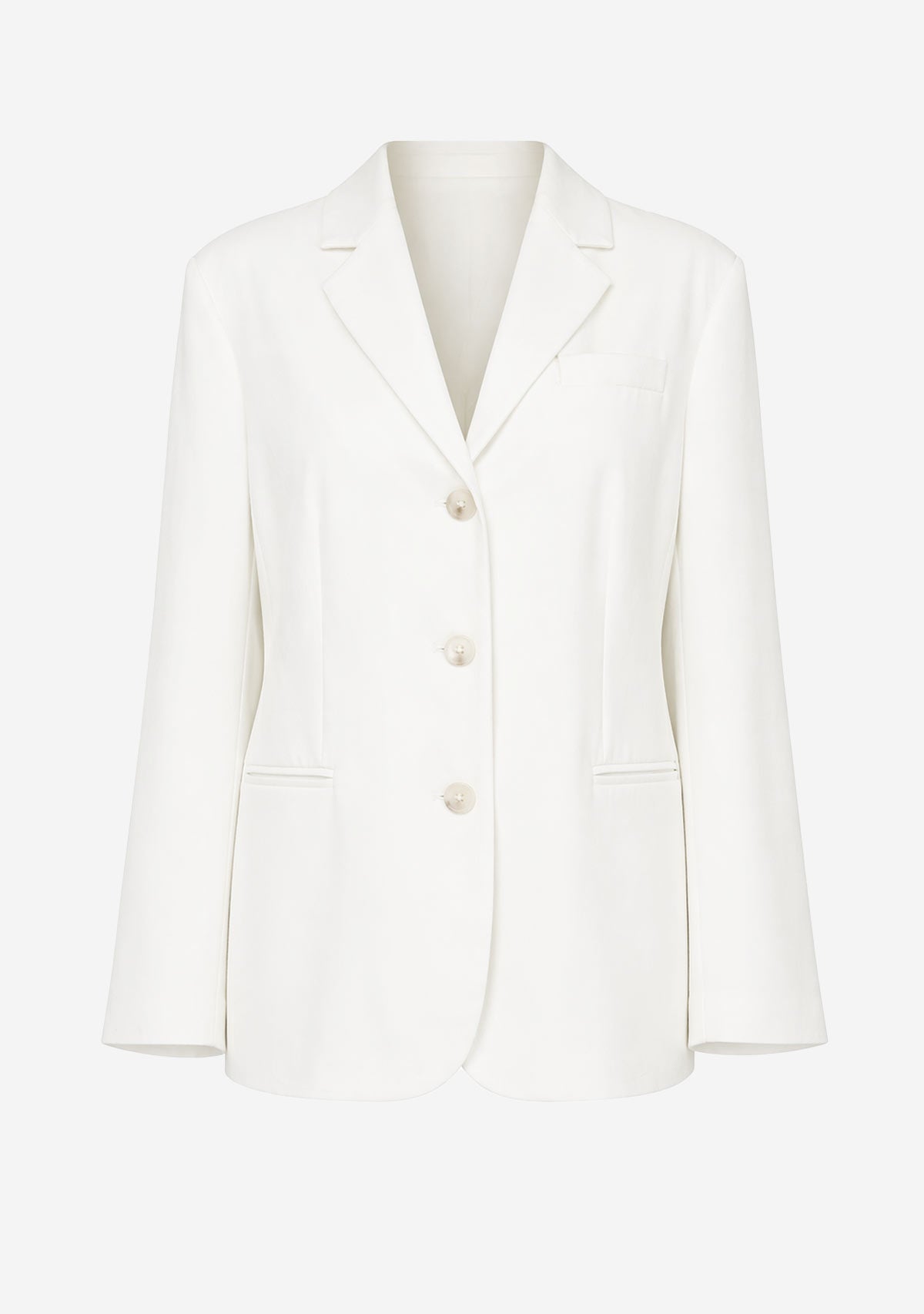 Classic Tailored Blazer White