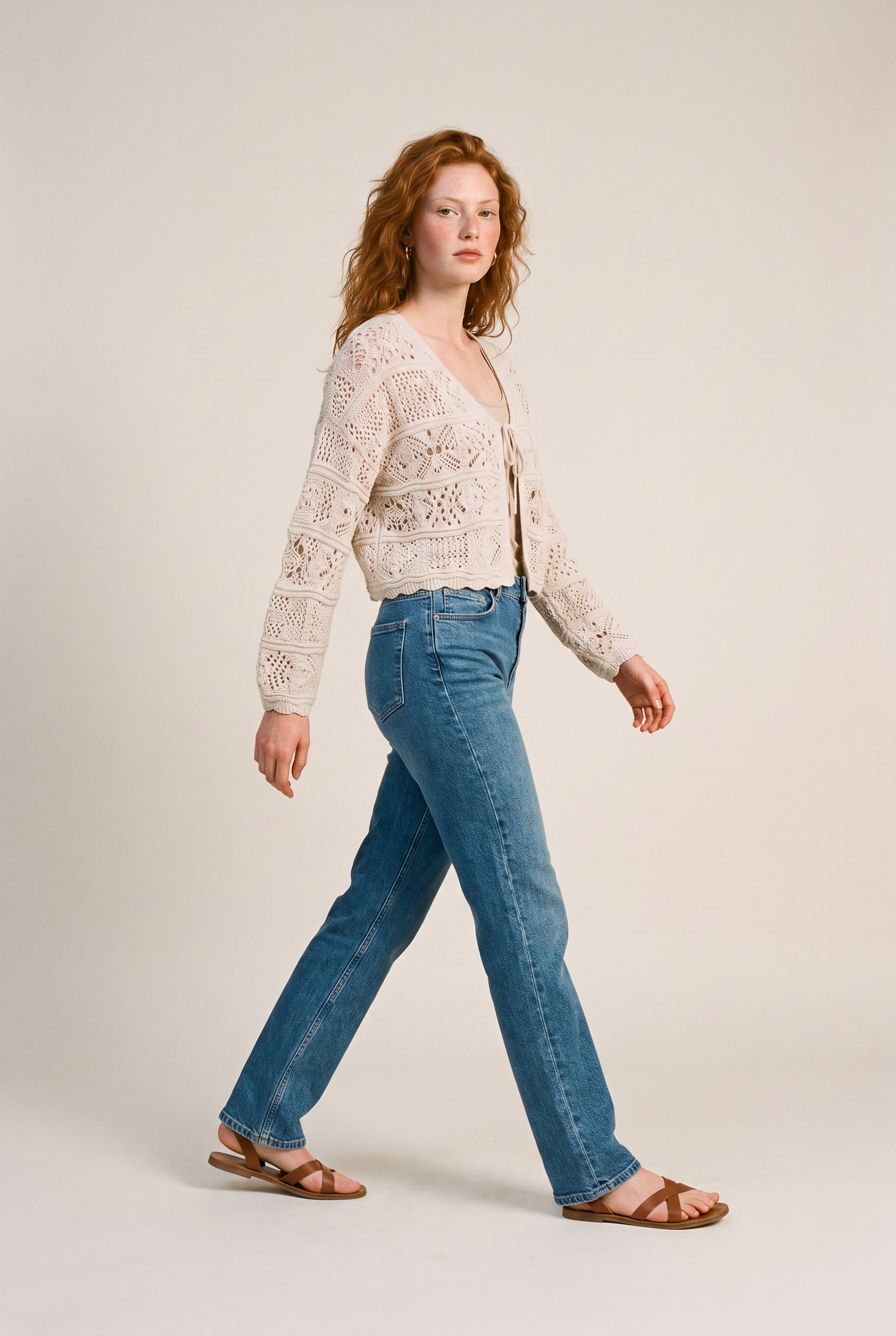 ONL Beach Life Knit Cardigan Cloud Dancer