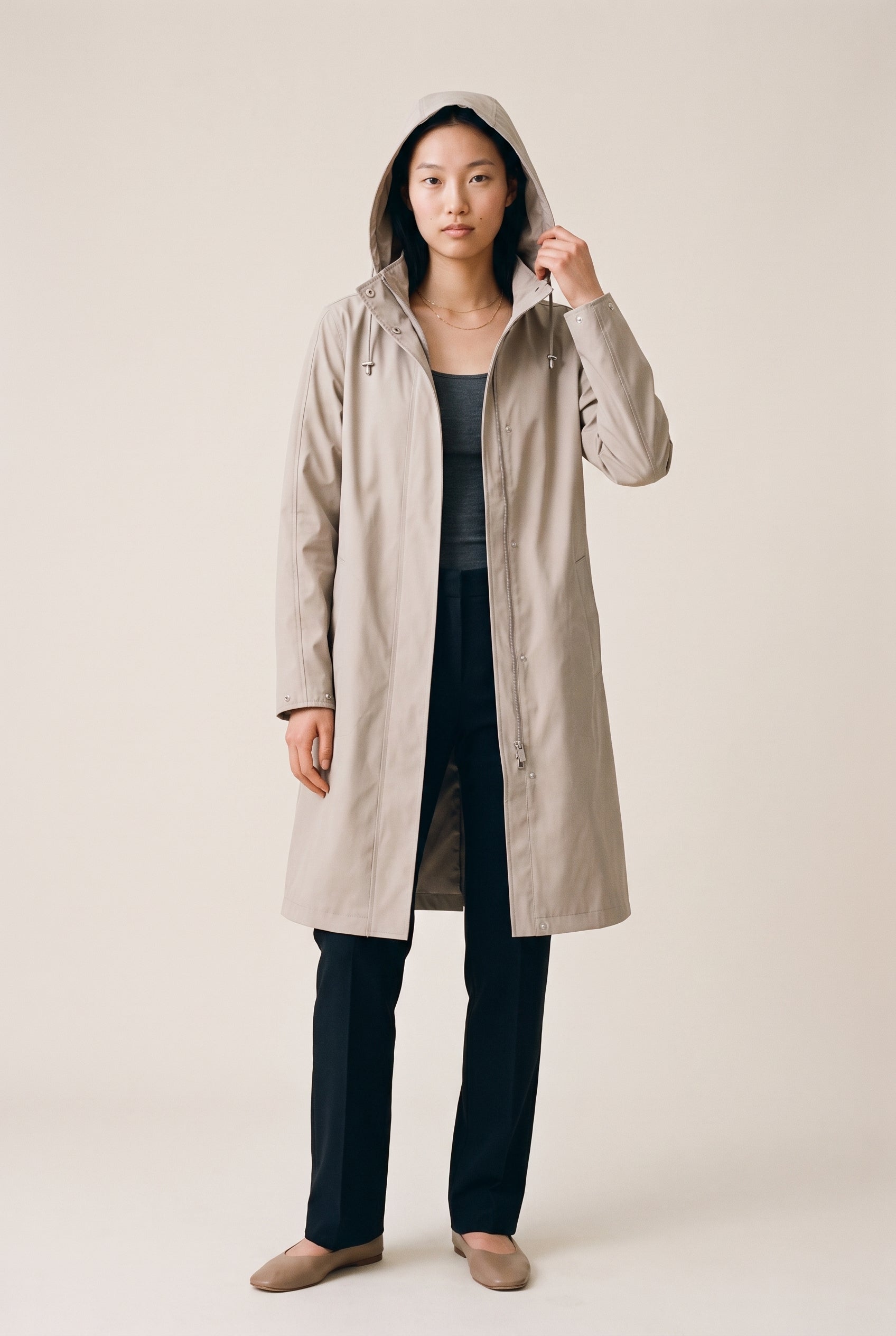 Hooded Raincoat