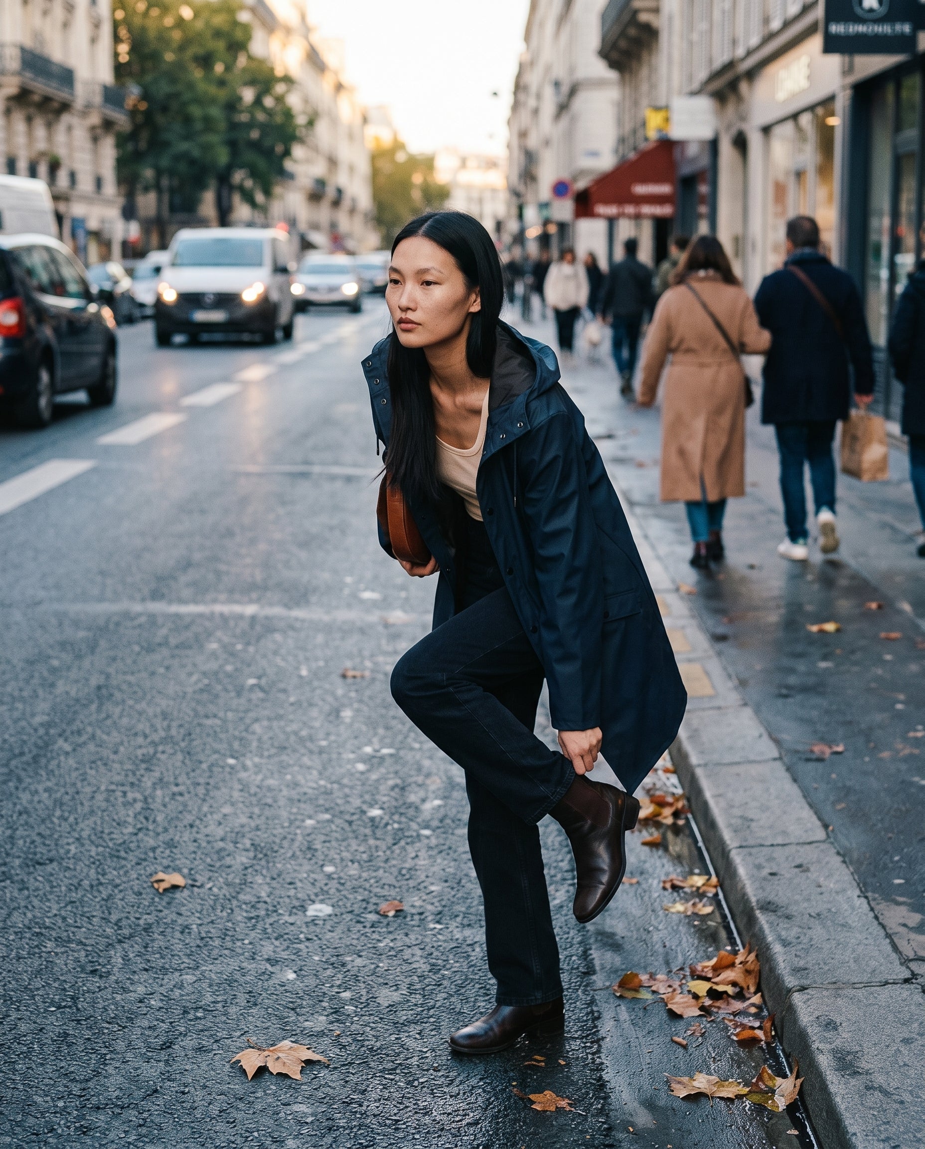Veste longue W3 marine