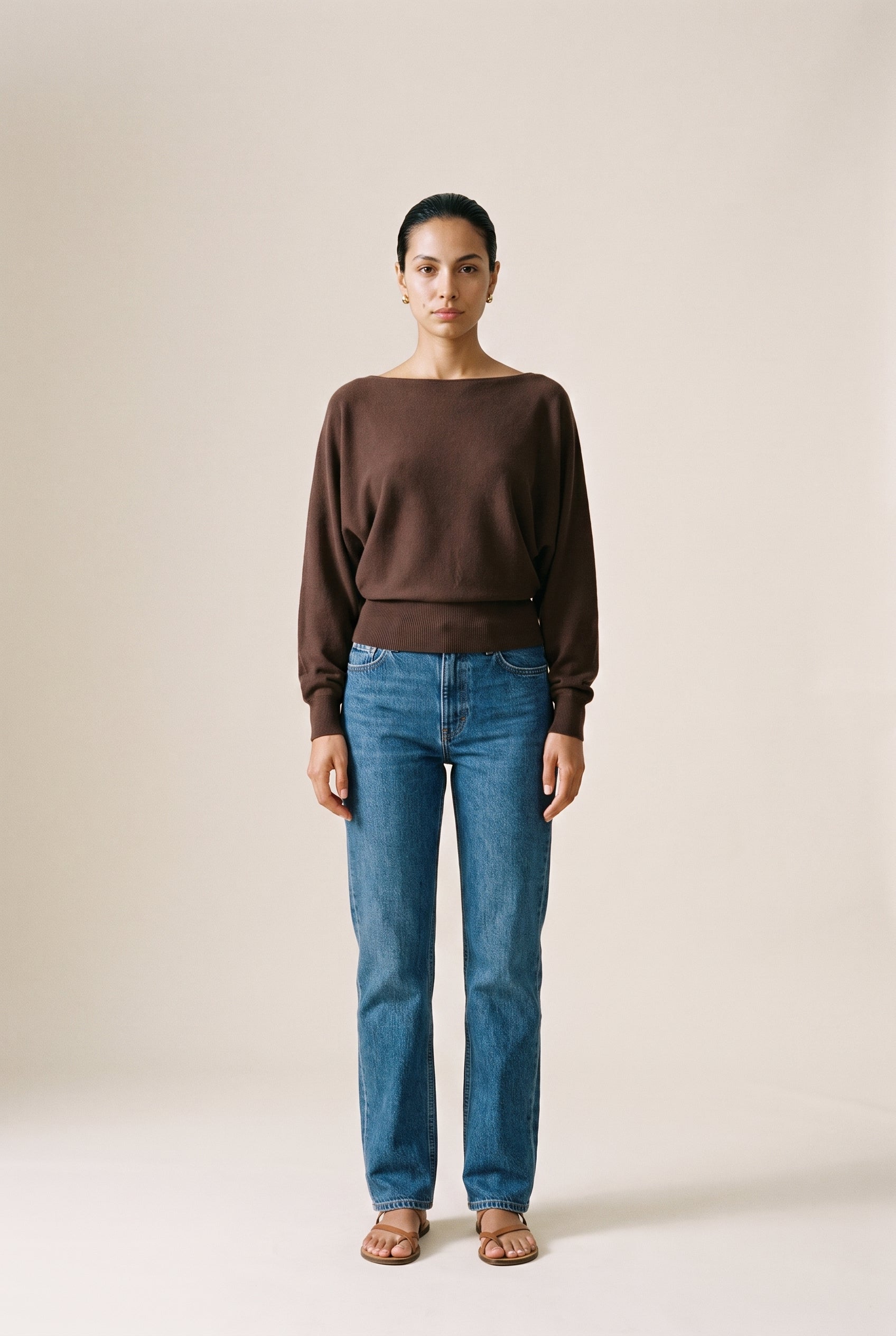 Boatneck Top Coffee