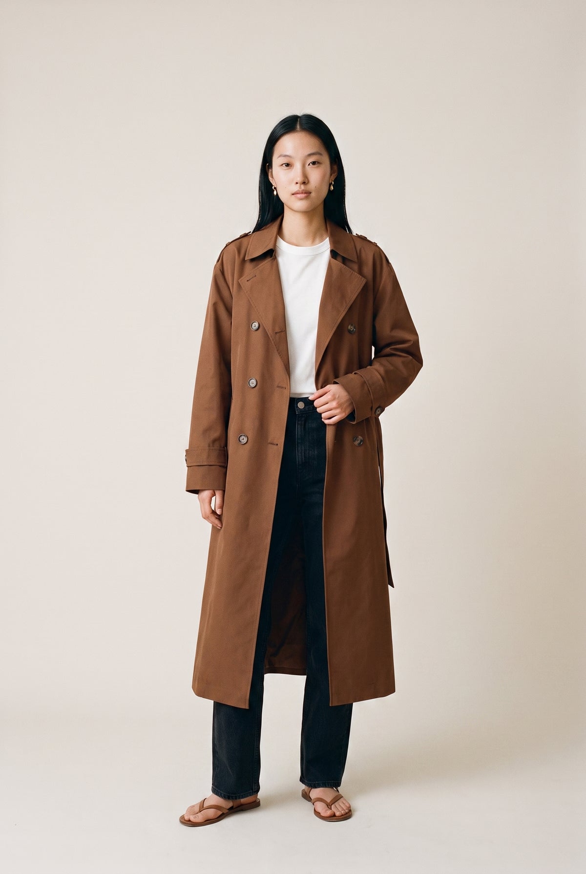 VM Chloe Long Trench Coat