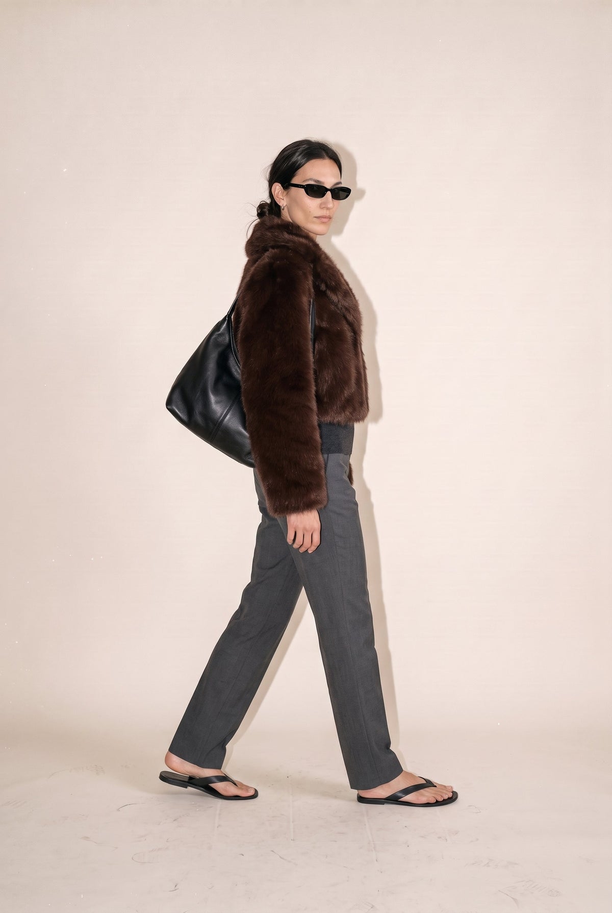 Cropped Faux Fur Jacket The Latest Scoop
