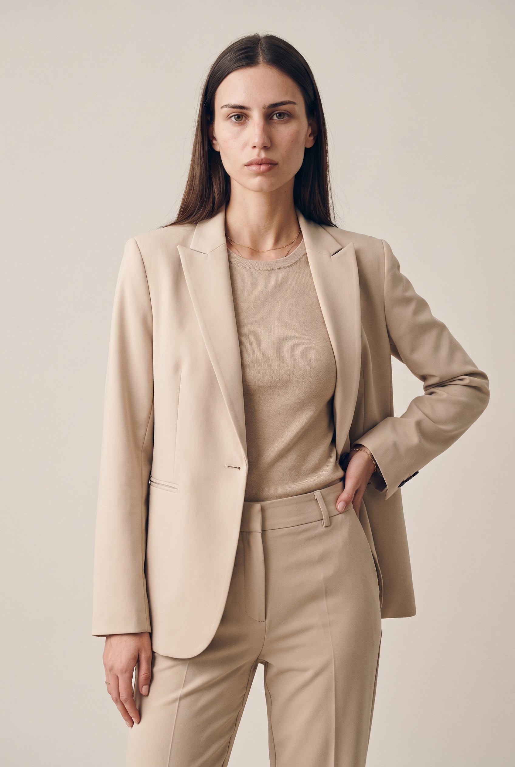 Corinne Blazer Oatmeal