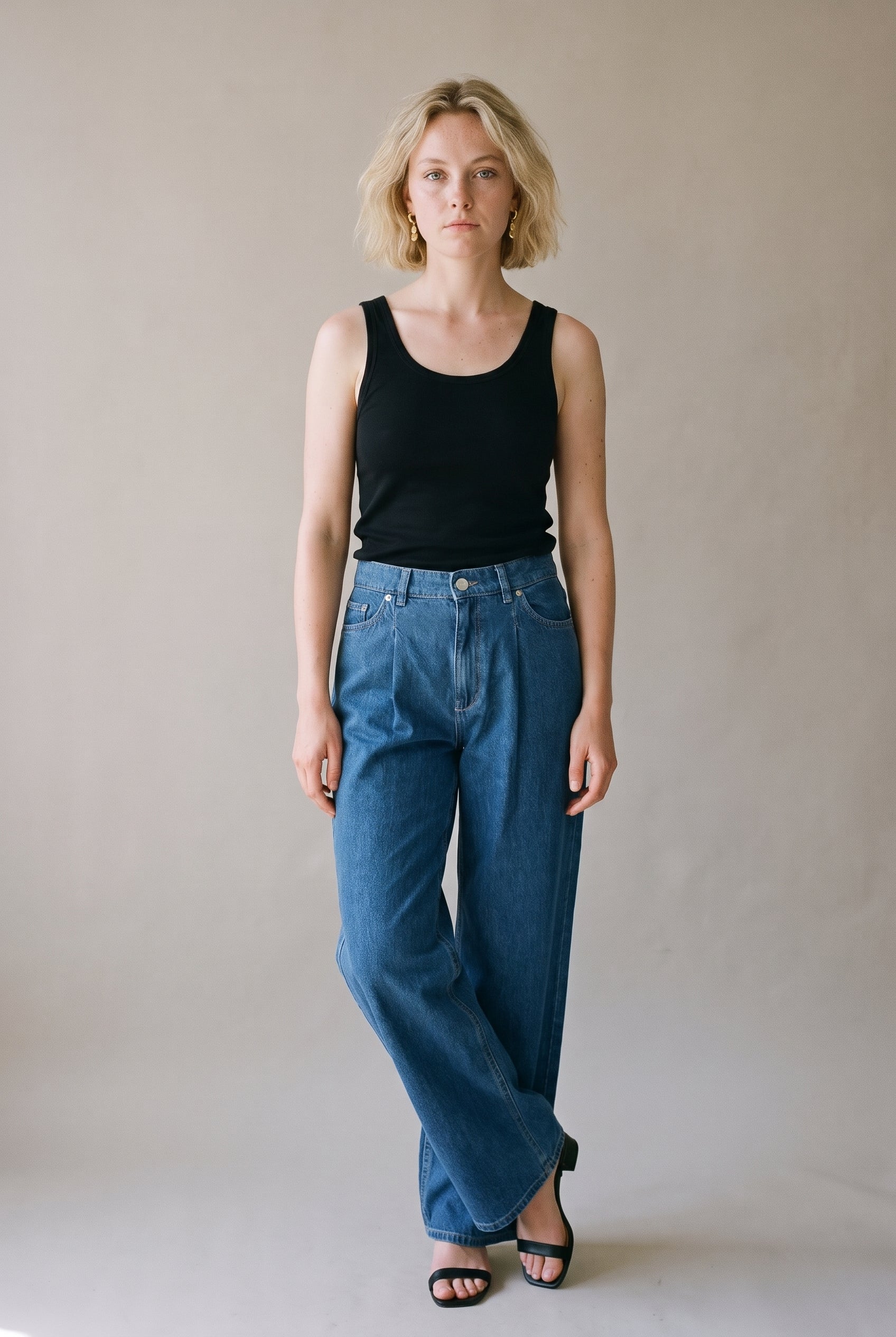 Isabel Wide Leg Mid-Taille 32 North Beach