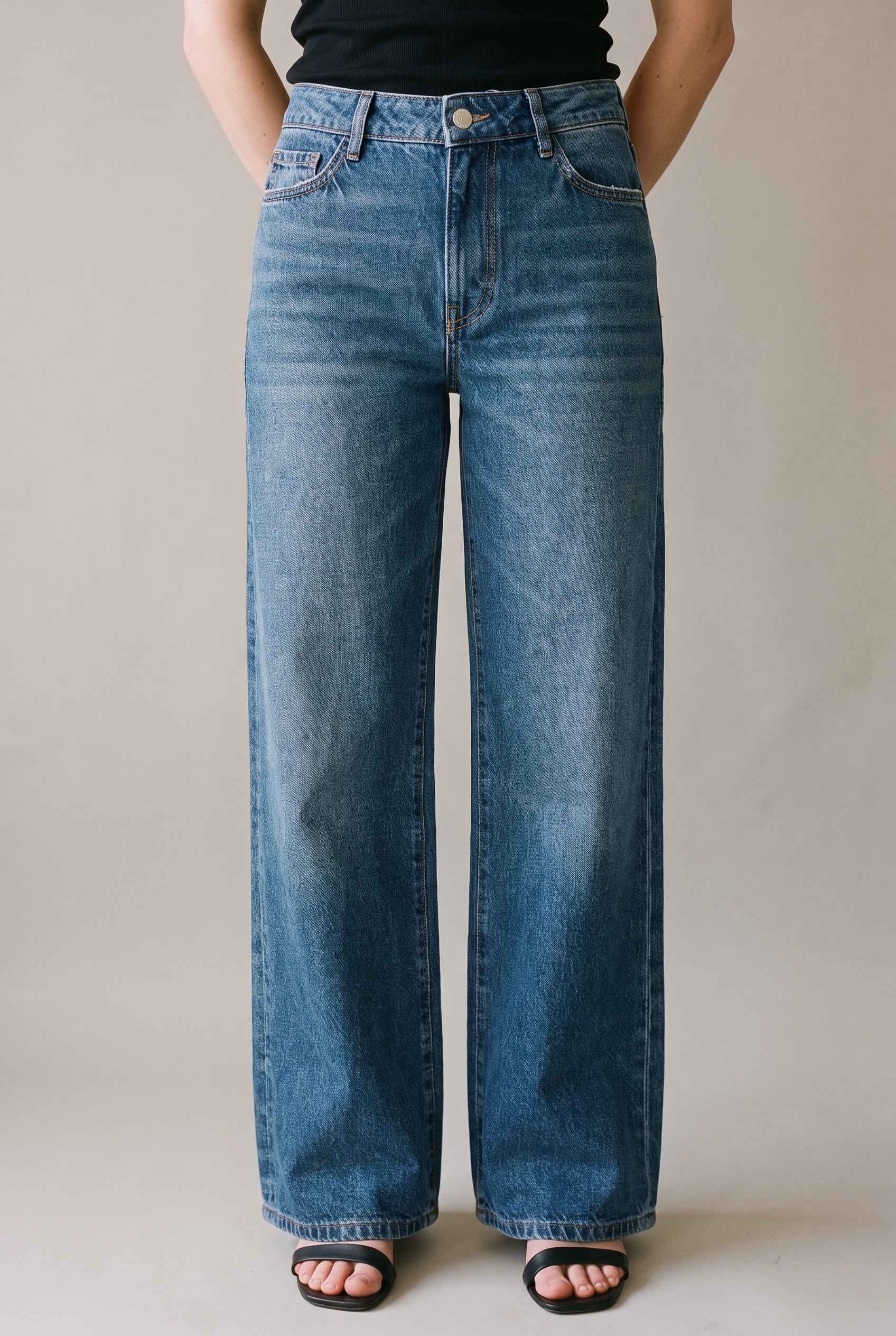 CJU taille mi-haute jambes larges