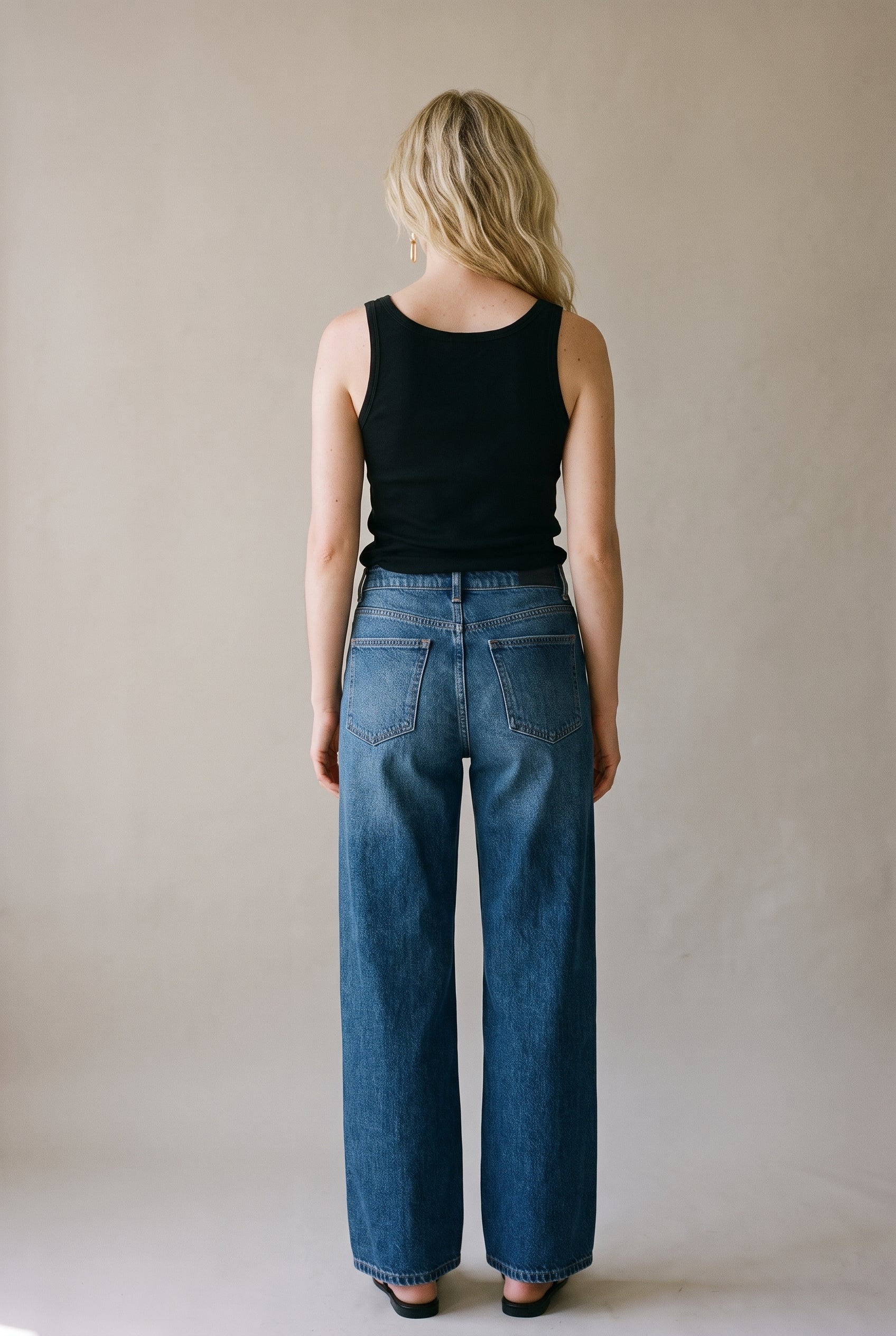 CJU taille mi-haute jambes larges