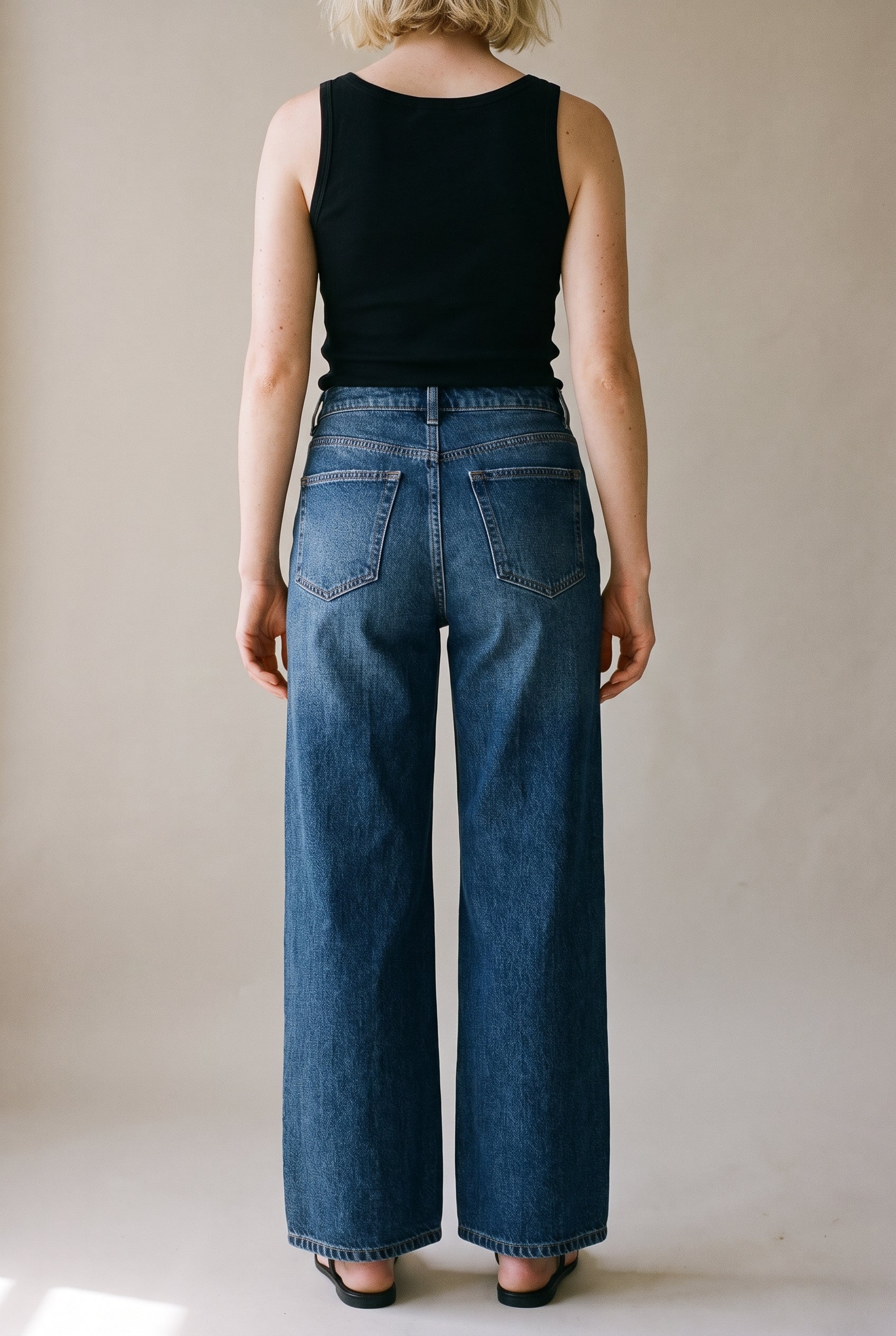 CJU taille mi-haute jambes larges