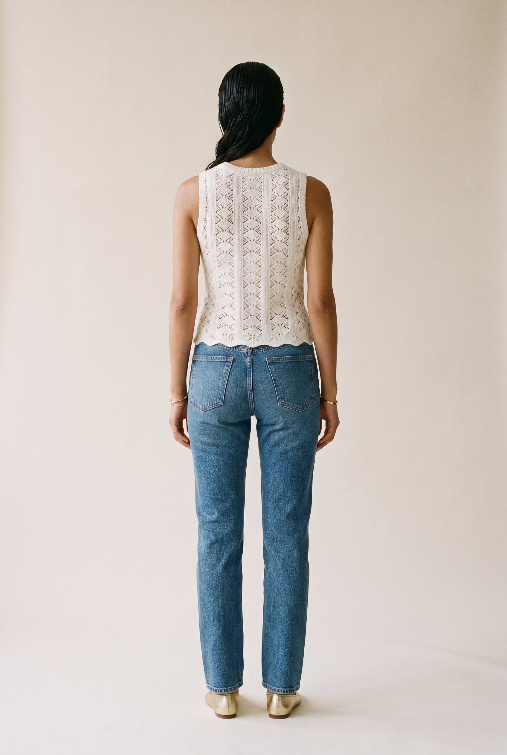 JXZURI TOP KNIT Cloud Dancer