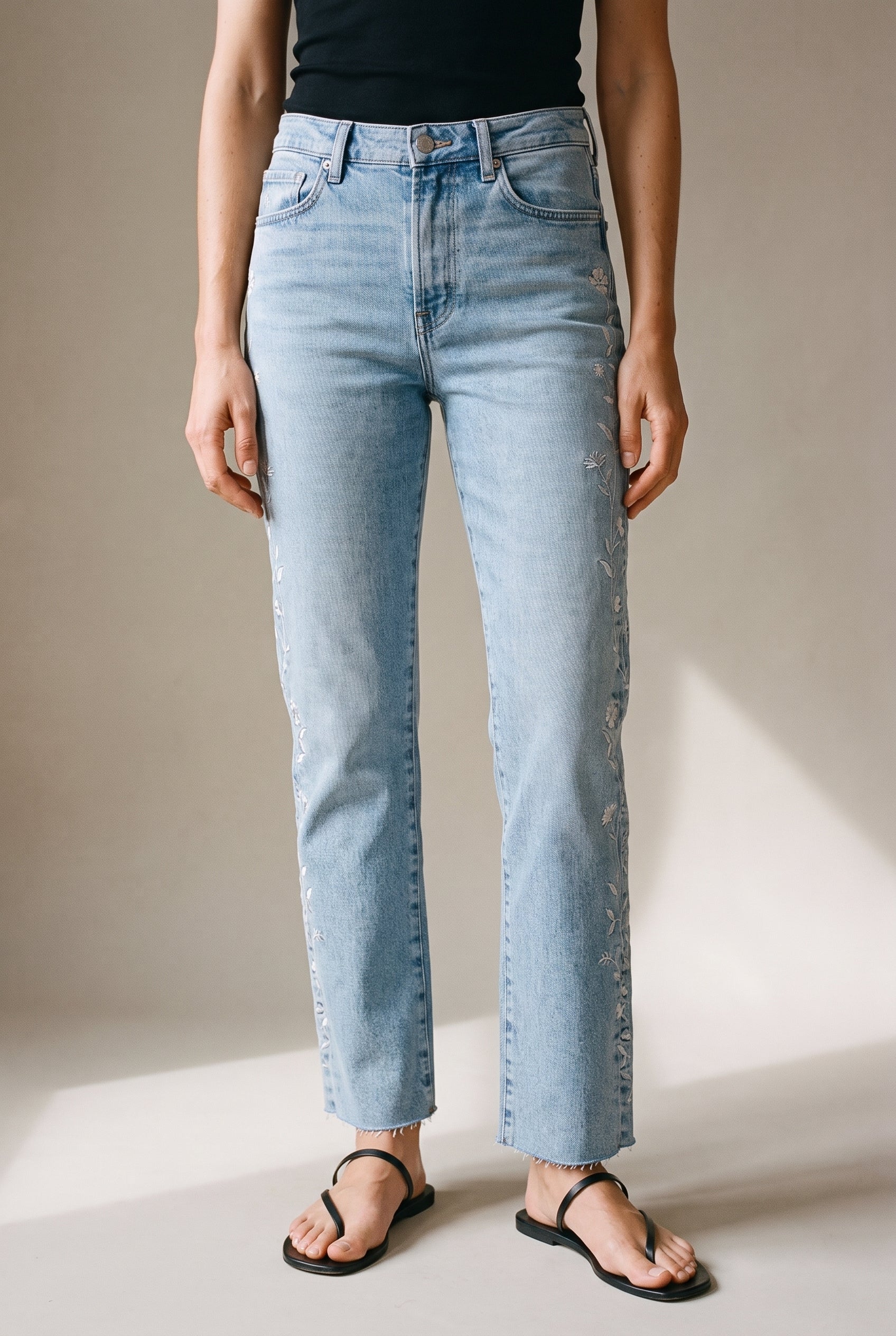 New York Lt Blue Bloom Denim