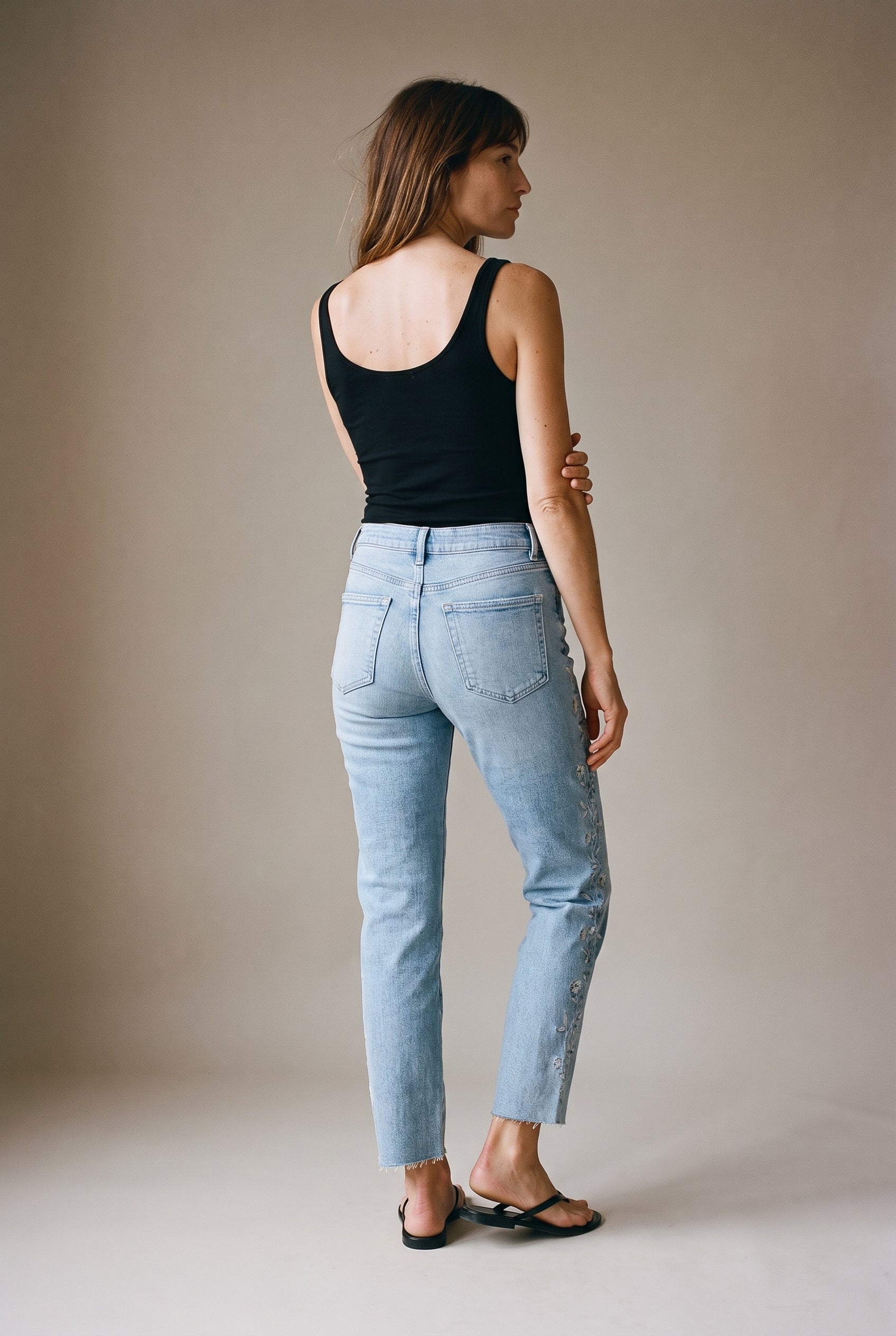 New York Lt Blue Bloom Denim