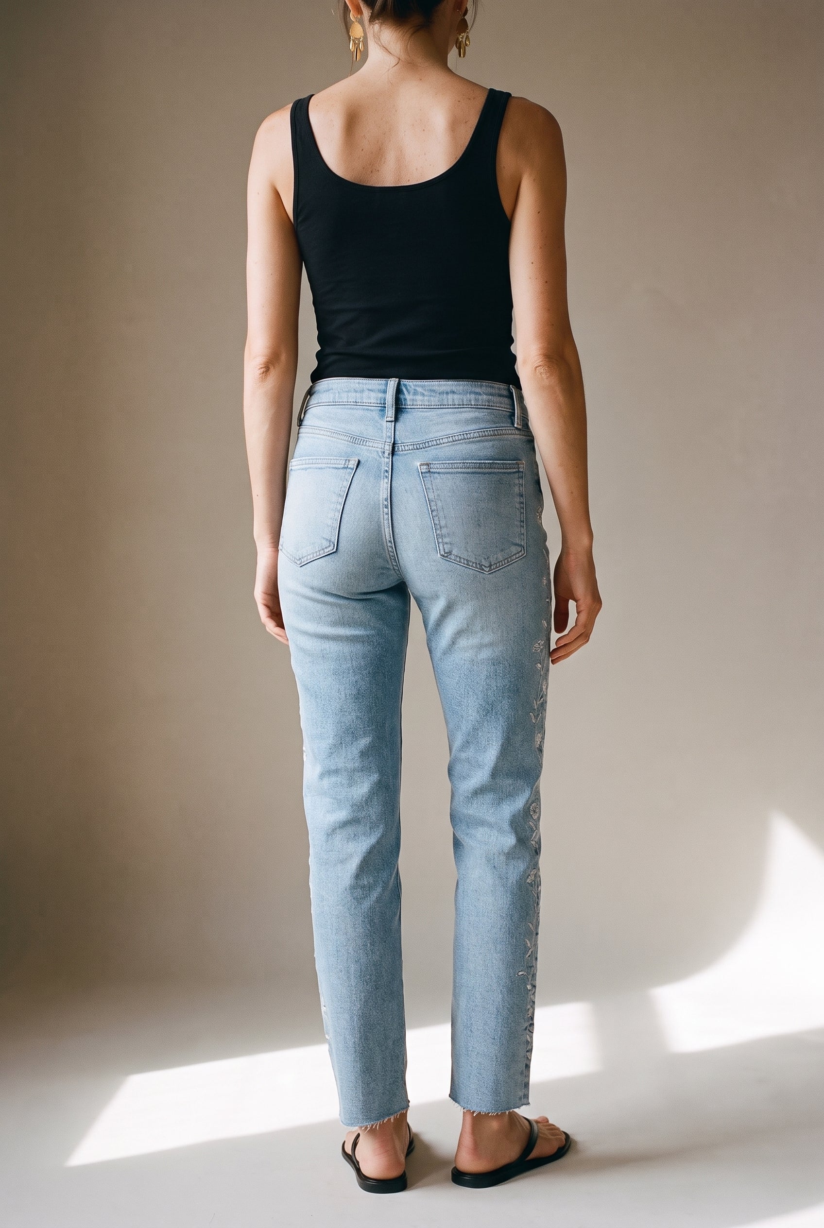New York Lt Blue Bloom Denim