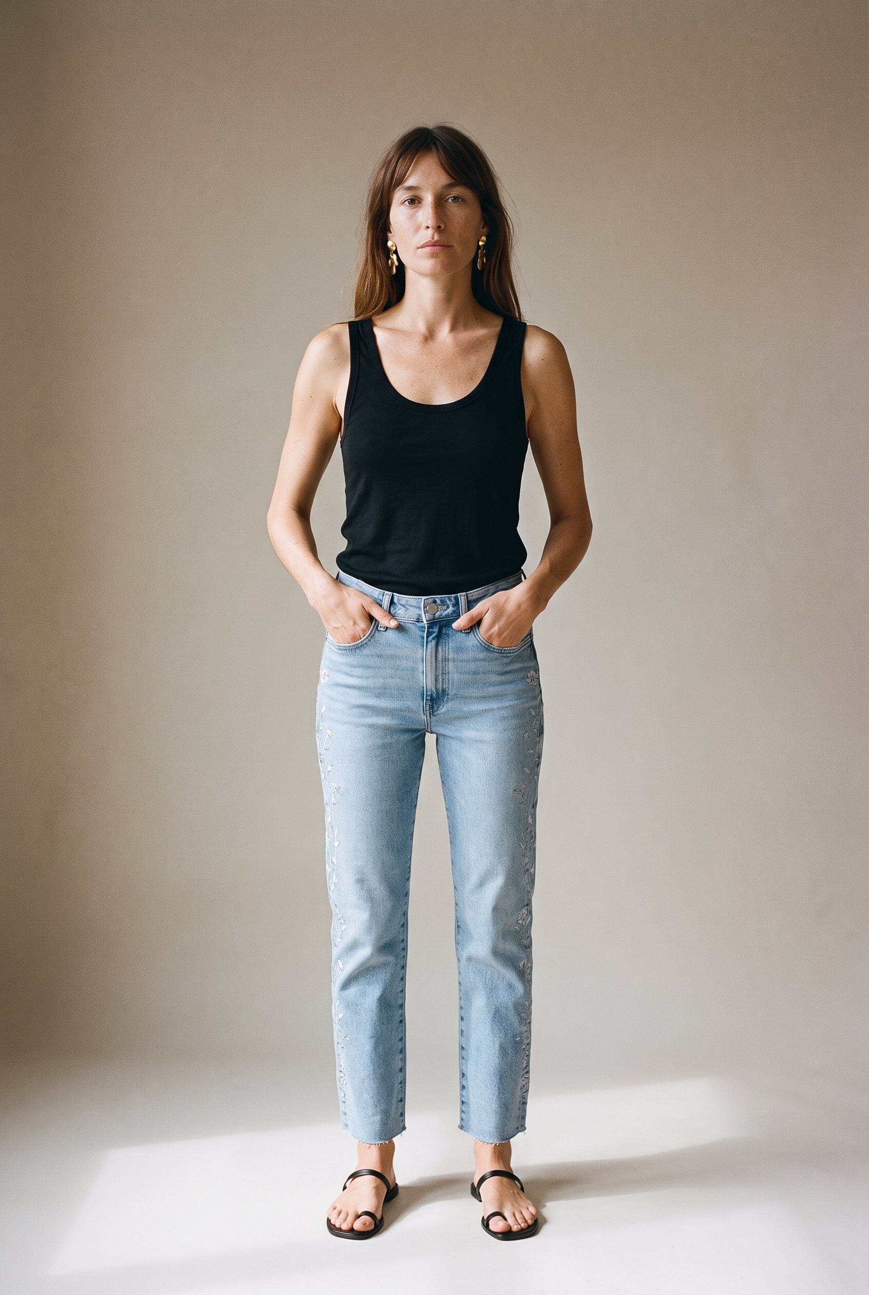 New York Lt Blue Bloom Denim