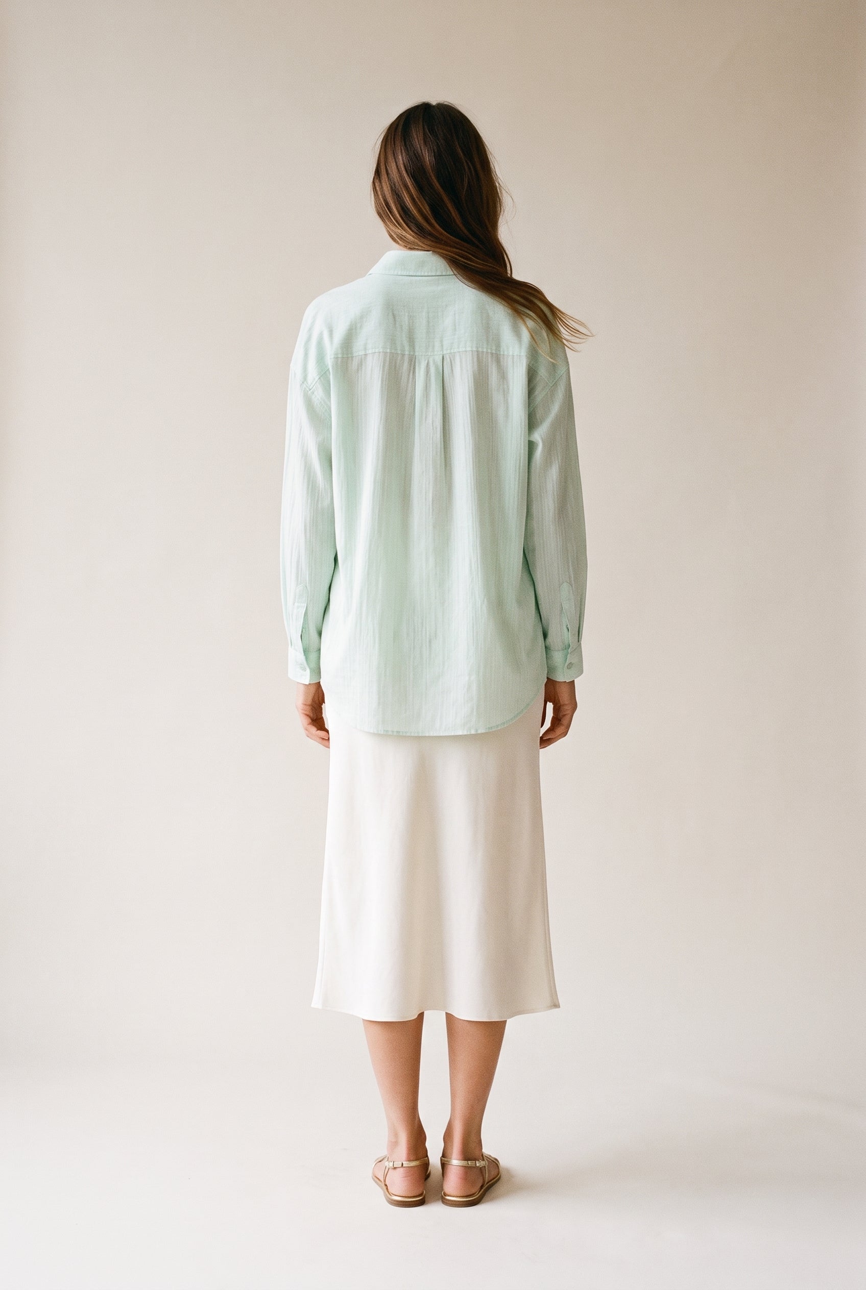 Buttondown Basic Cotton Shirts Mint