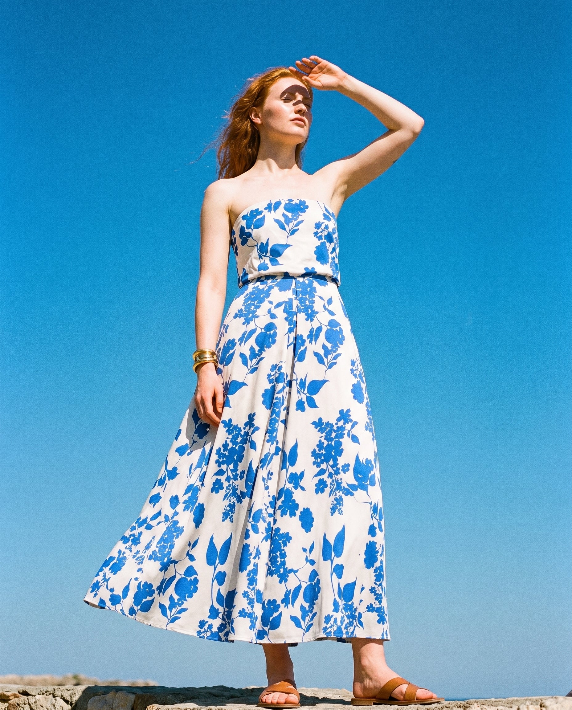 Tube Tie Back Chest Elastic Back Waisted Jumpsuit