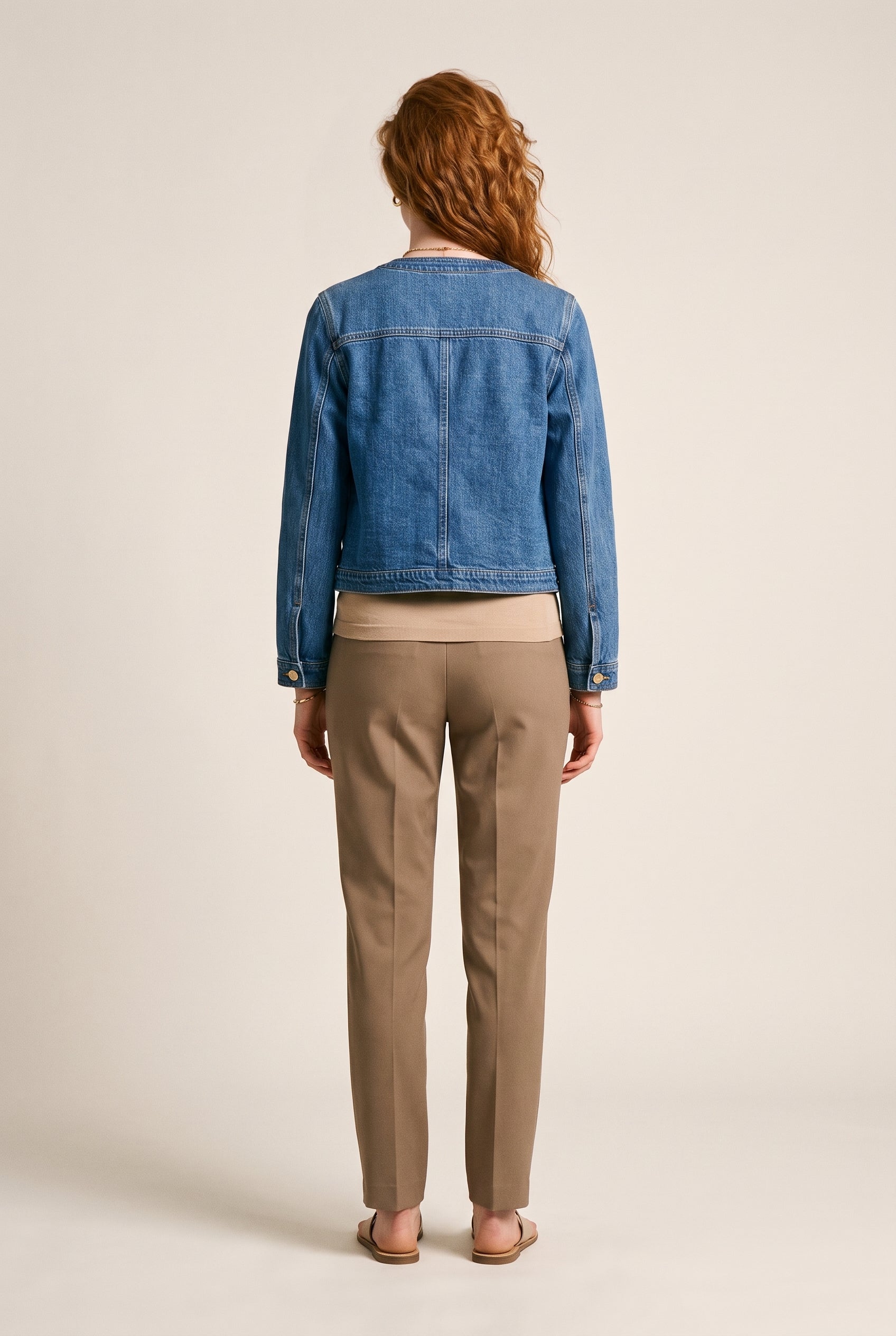Stretch Denim Workwear Jacket Denim Blue