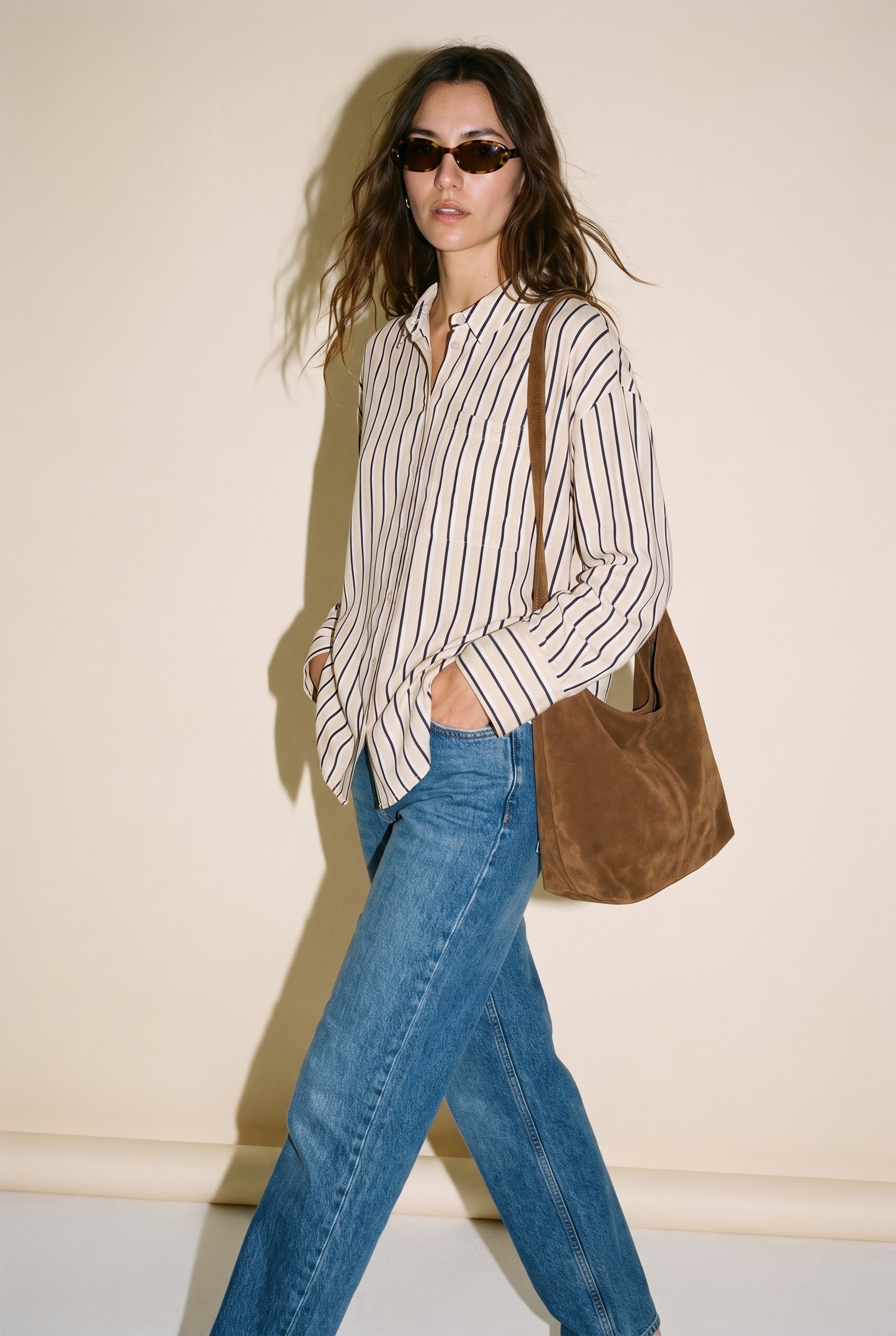 Jx almira Linen Blend Shirt Blanc de Blanc Silver Mink JJXX