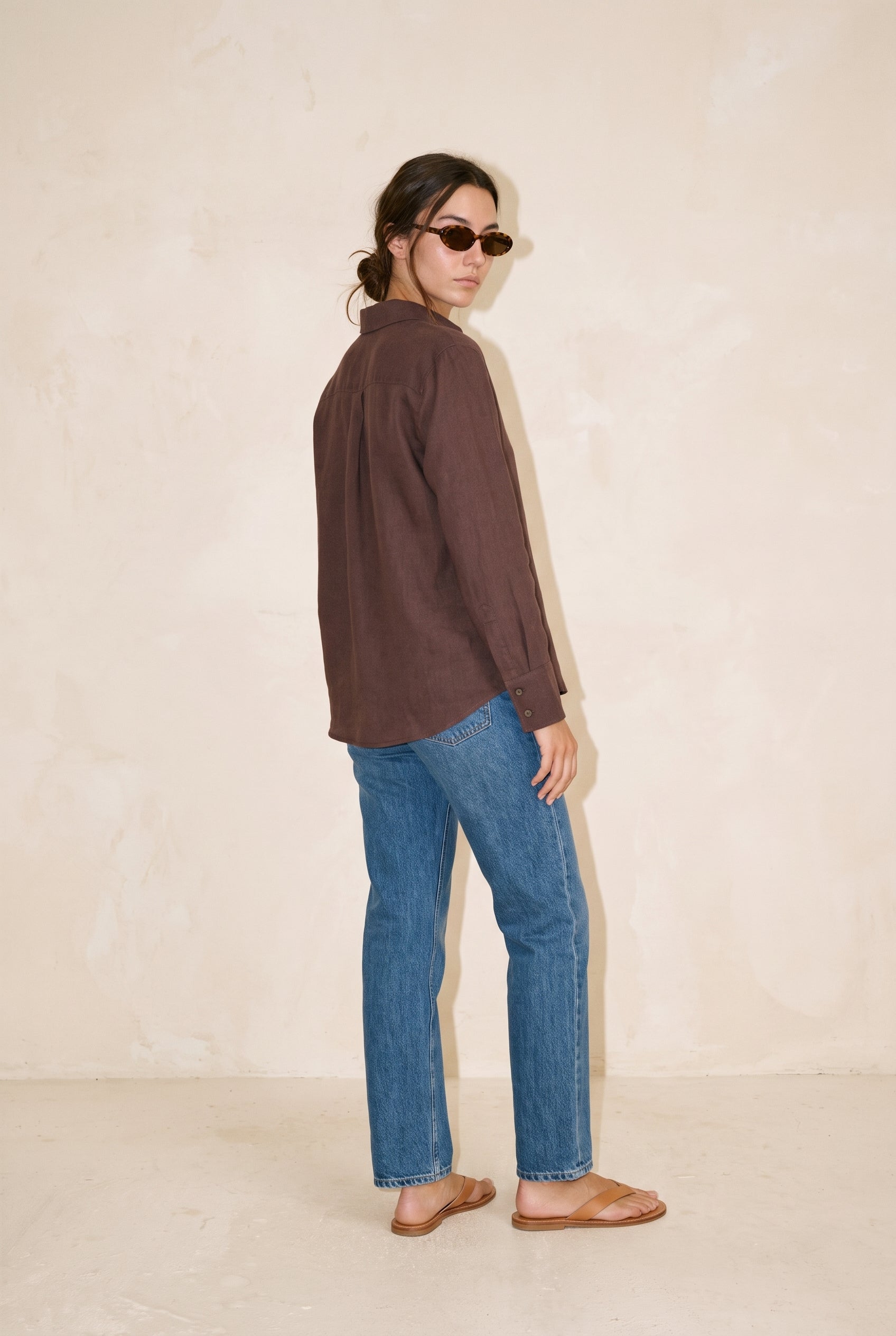 Aurora Blouse Brown Mus & Bombon