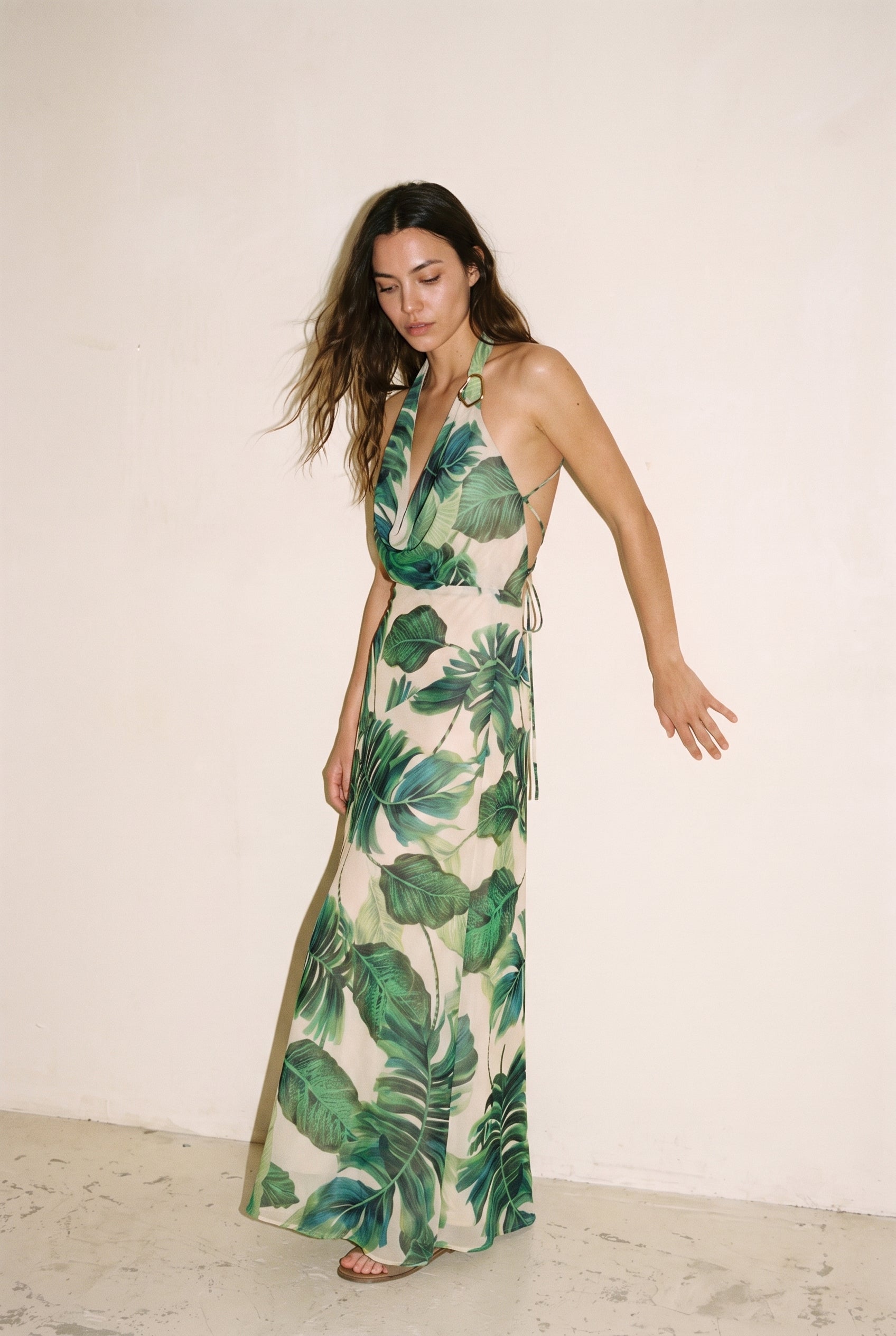 Sleeveless Resort Dress Resort Palm