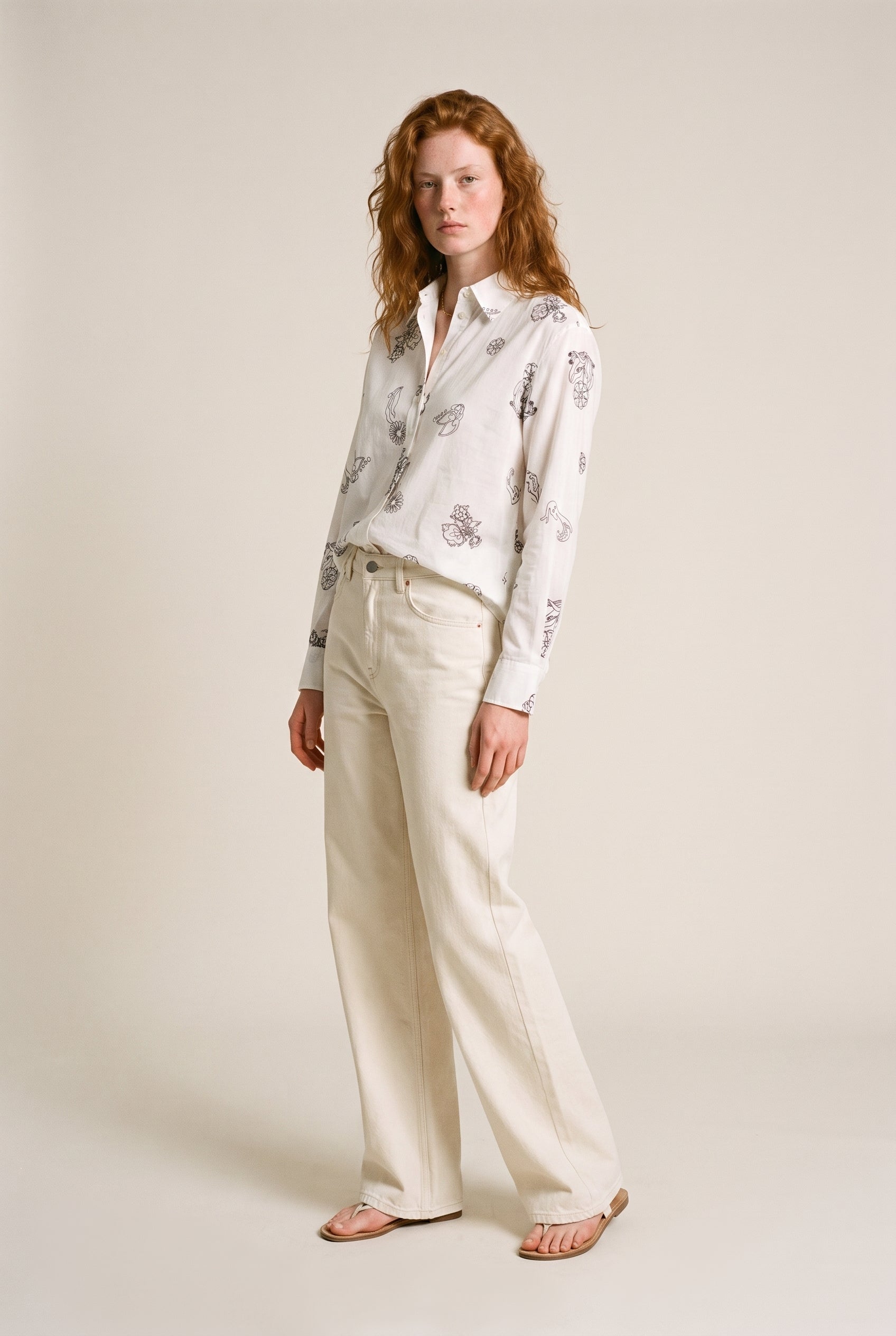 Embroidered Relaxed Fit Shirt