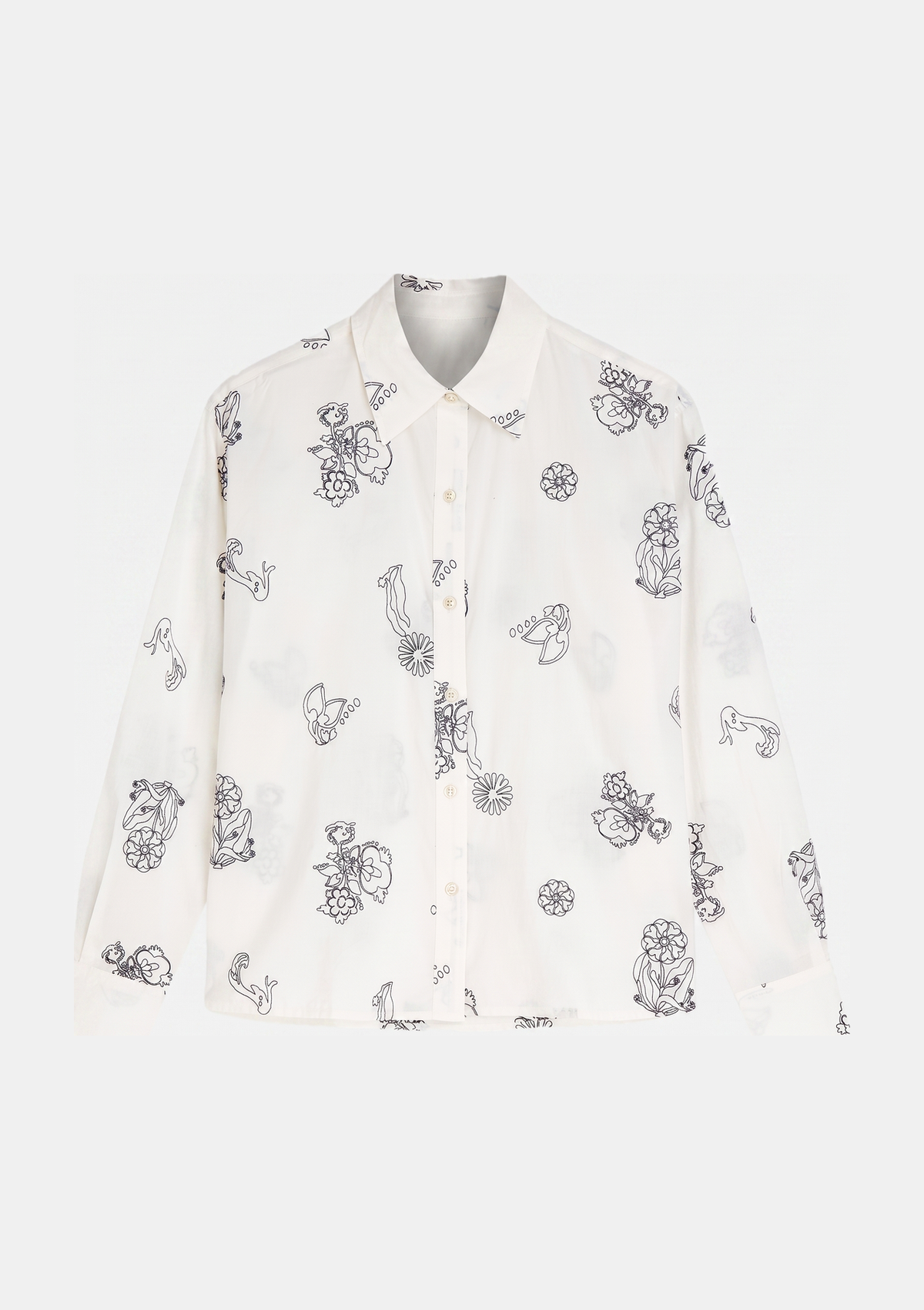 Embroidered Relaxed Fit Shirt