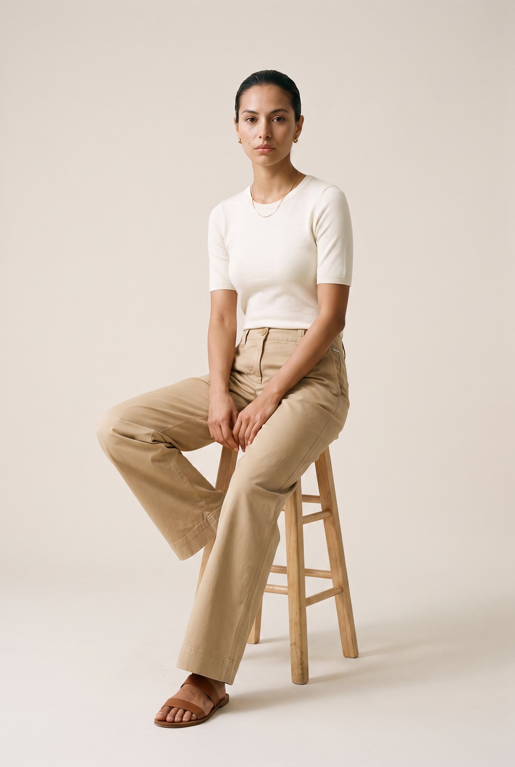 Cleo - High-Rise Wide Leg Work