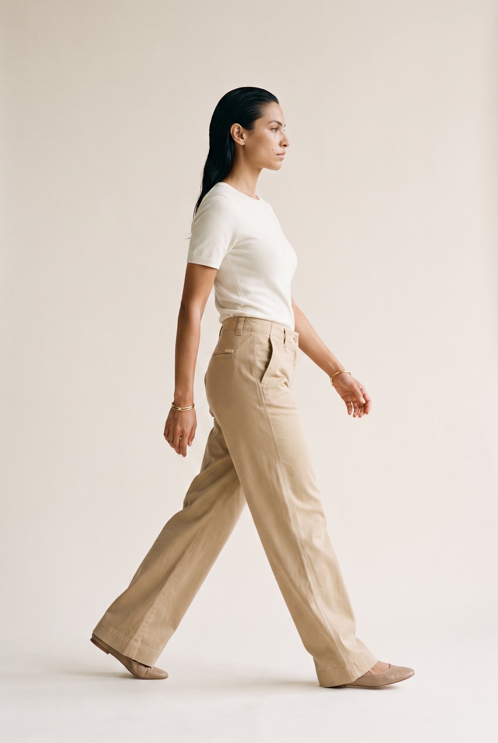 Cleo - High-Rise Wide Leg Work