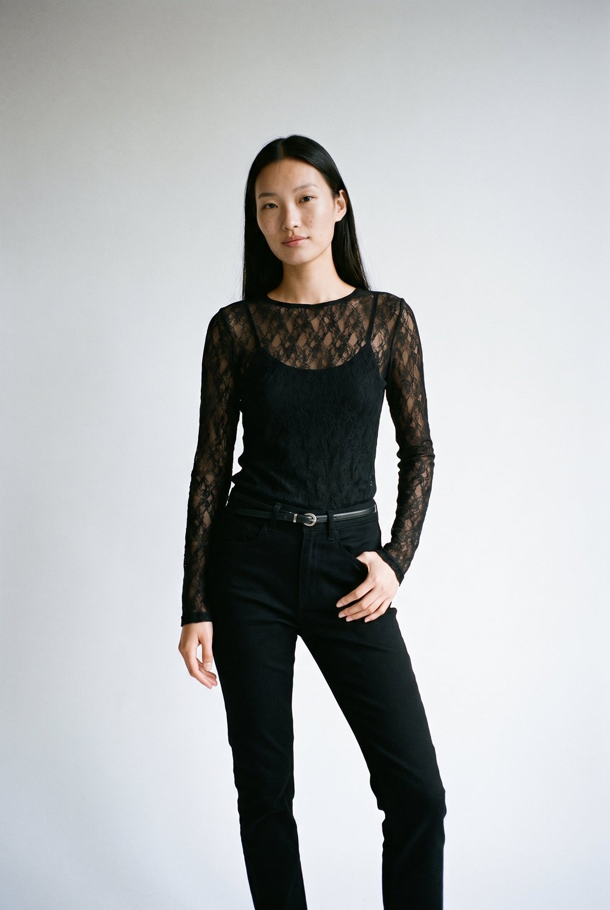 Awtessy Ls O-Neck Lace Top Vero Moda