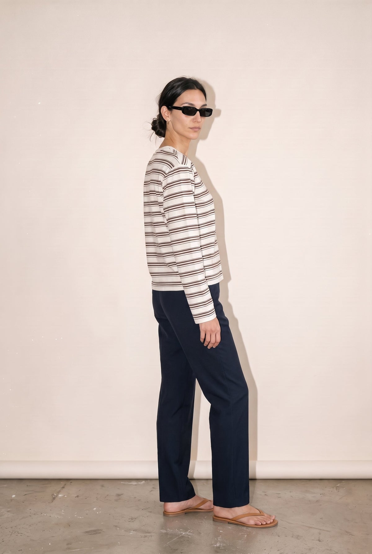 Jxsophia Boxy Ls Stripe Tee JJXX
