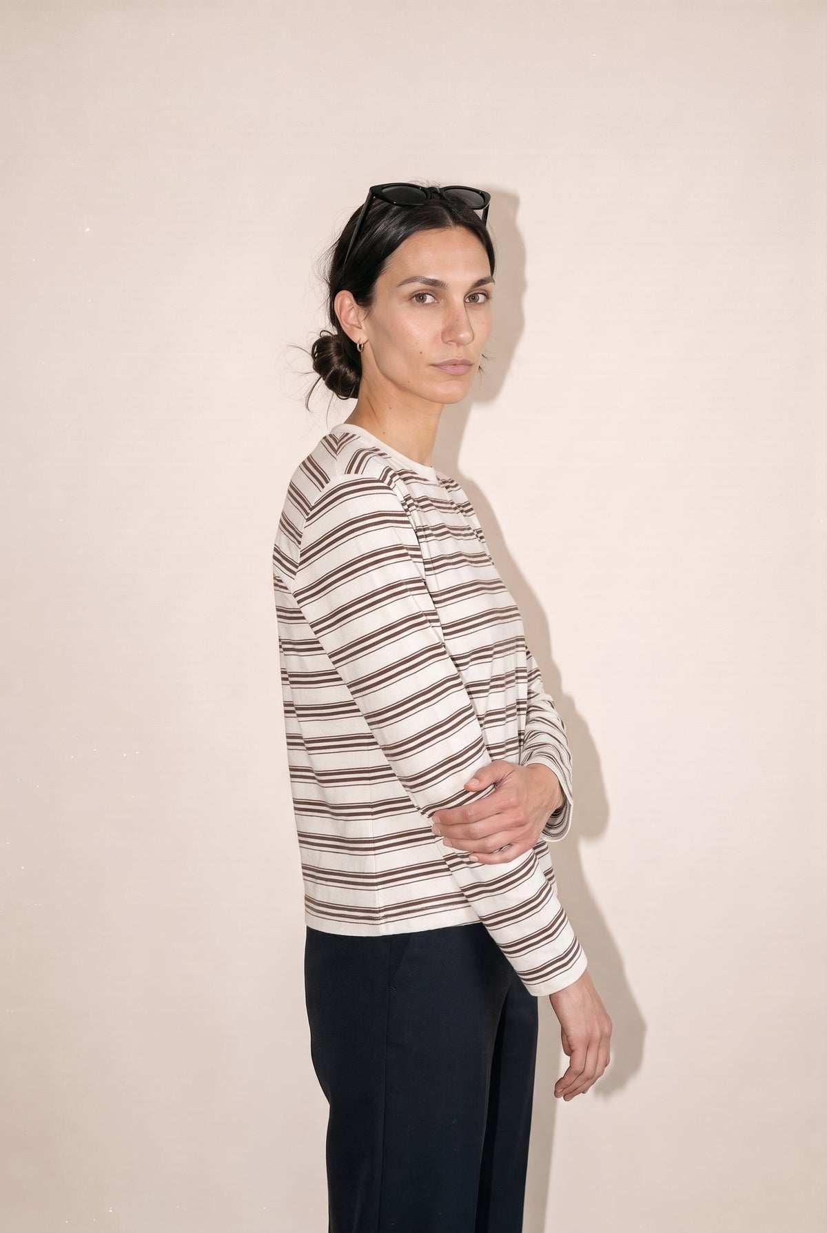 Jxsophia Boxy Ls Stripe Tee JJXX