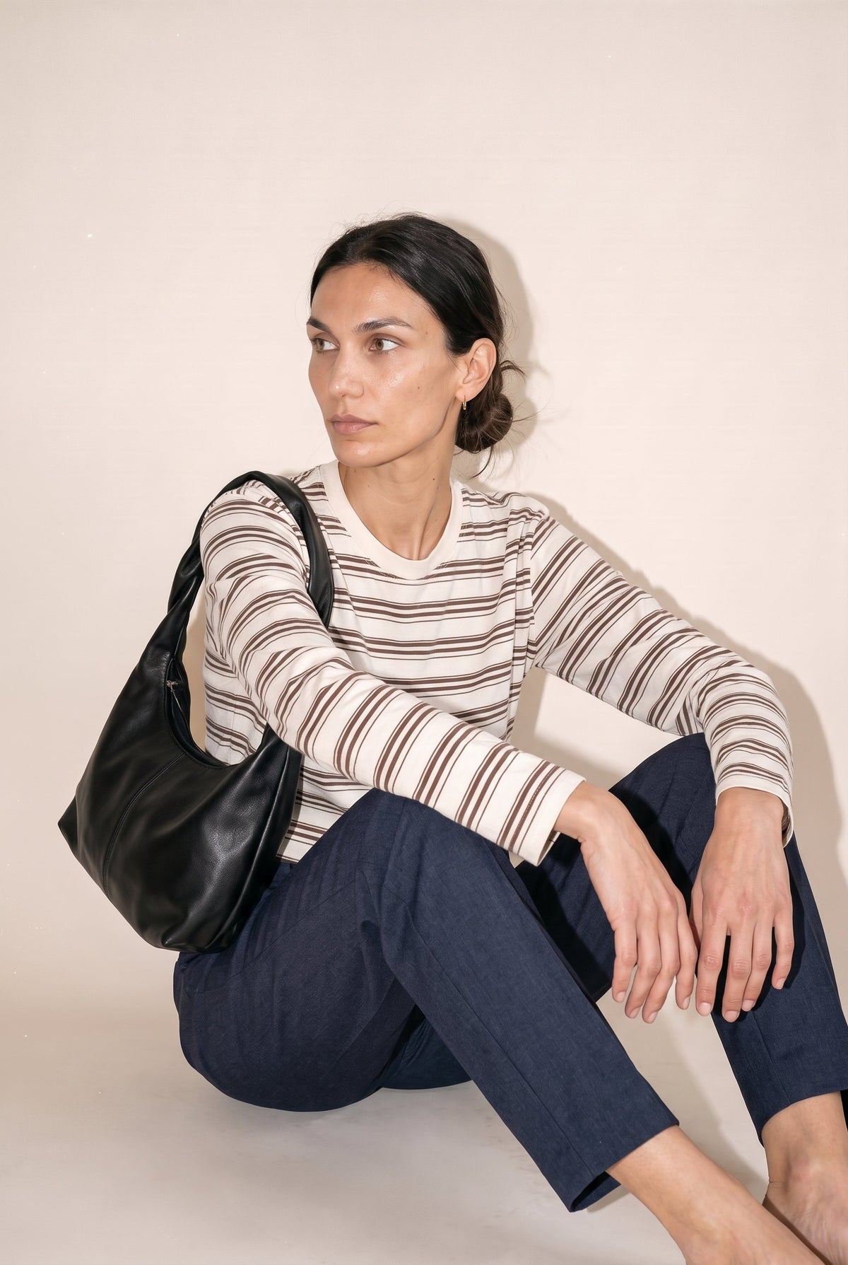 Jxsophia Boxy Ls Stripe Tee JJXX