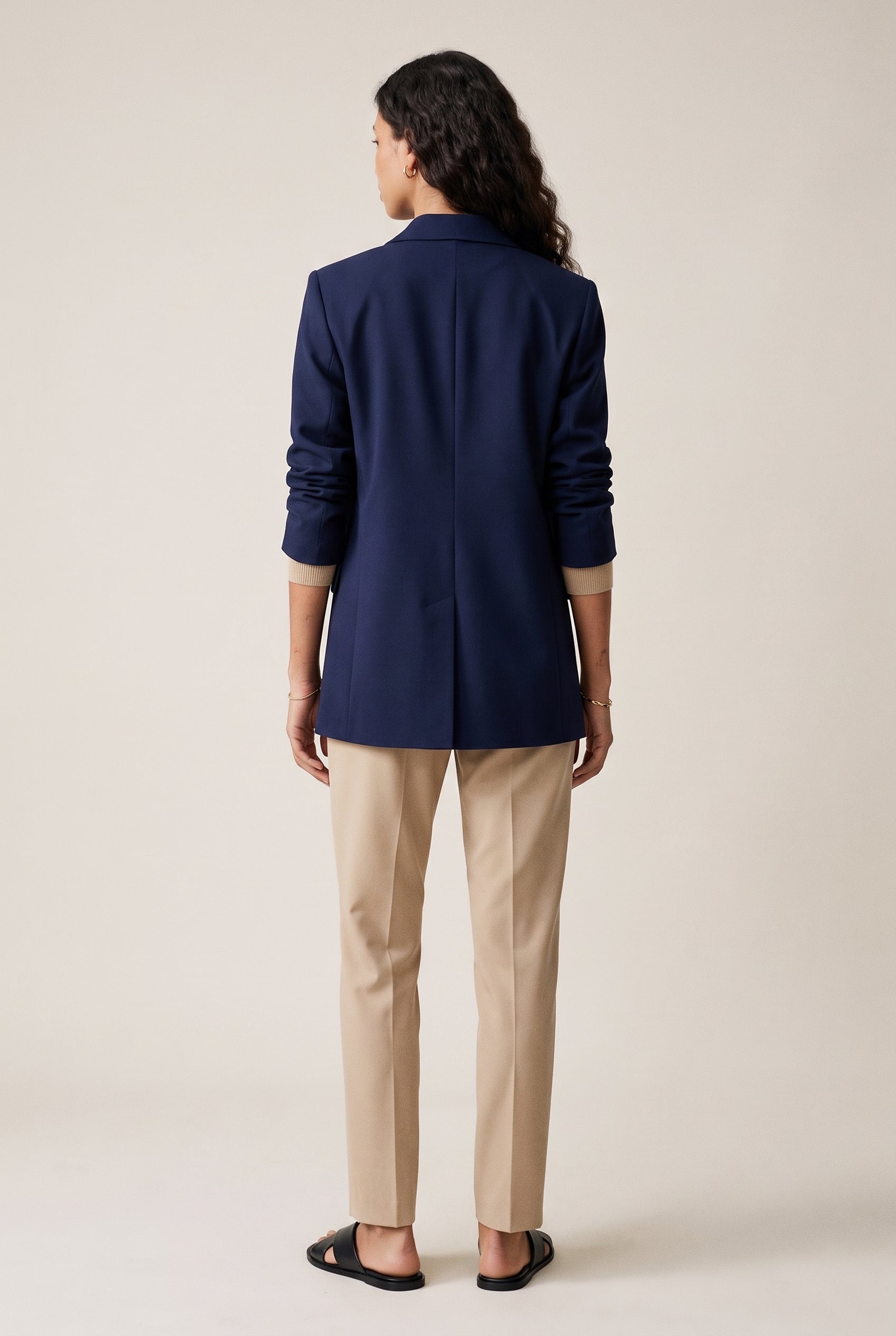 Blazer classique tailleur bleu marine