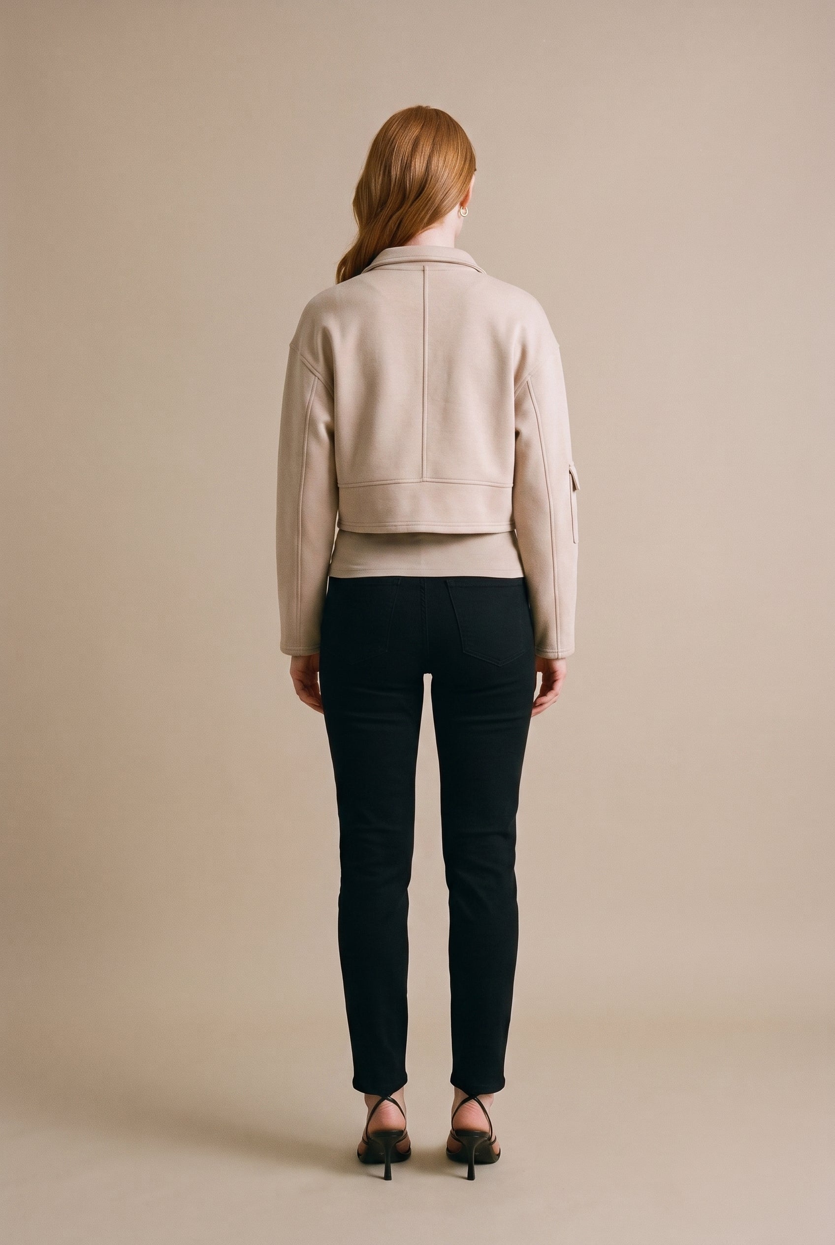 Bomber Jacket Beige