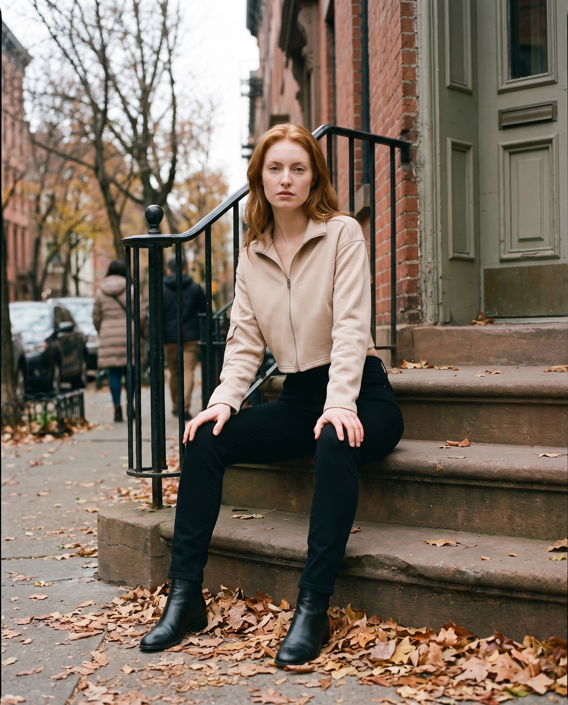 Bomber Jacket Beige