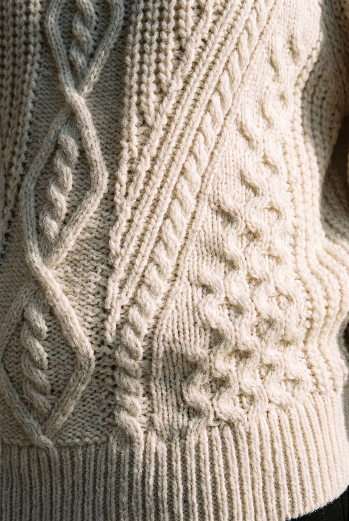 Vmmiranda Cable Ls Raglan O-Neck Pullover — 064473