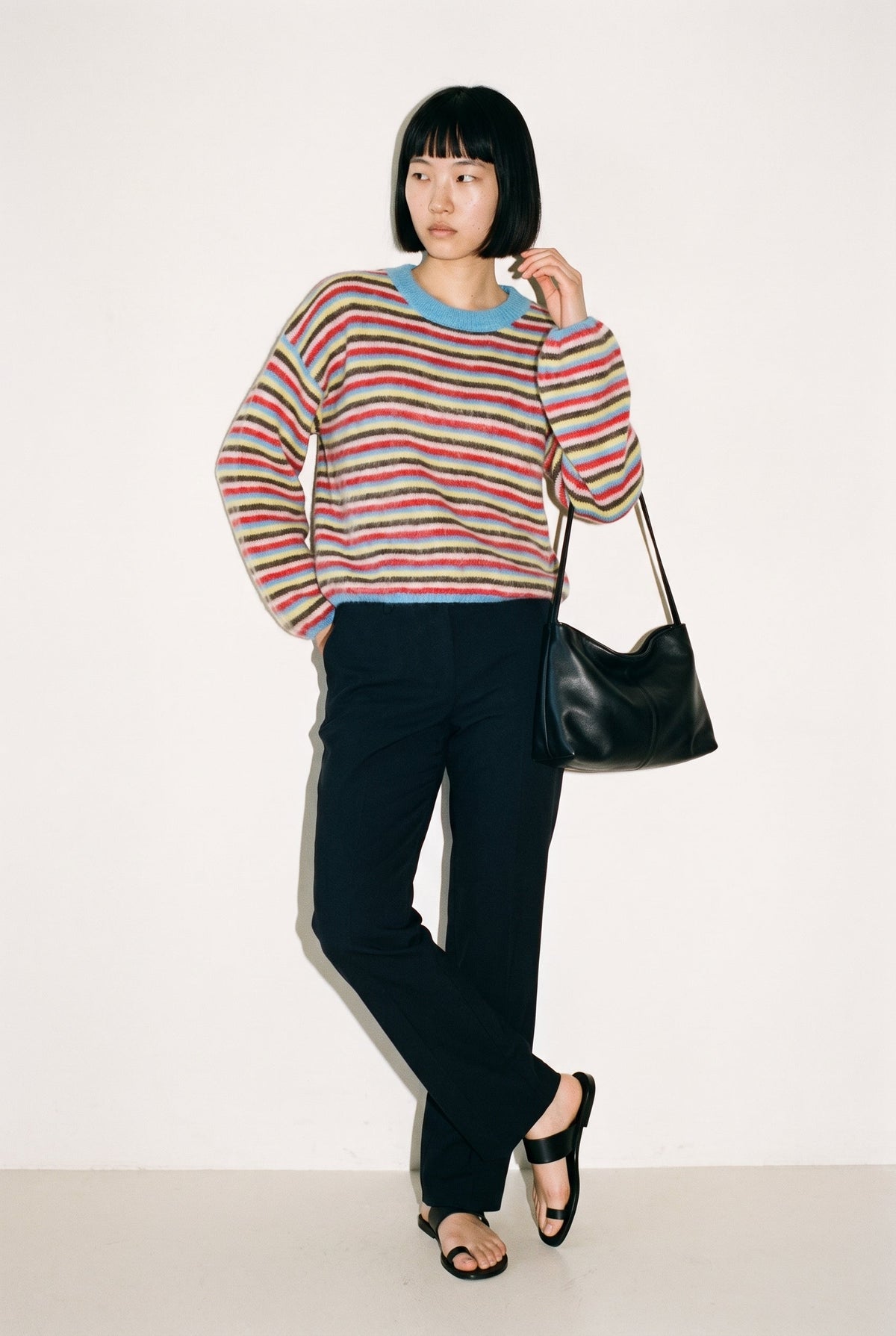 Pcada Ls O-Neck Knit Bc Pieces