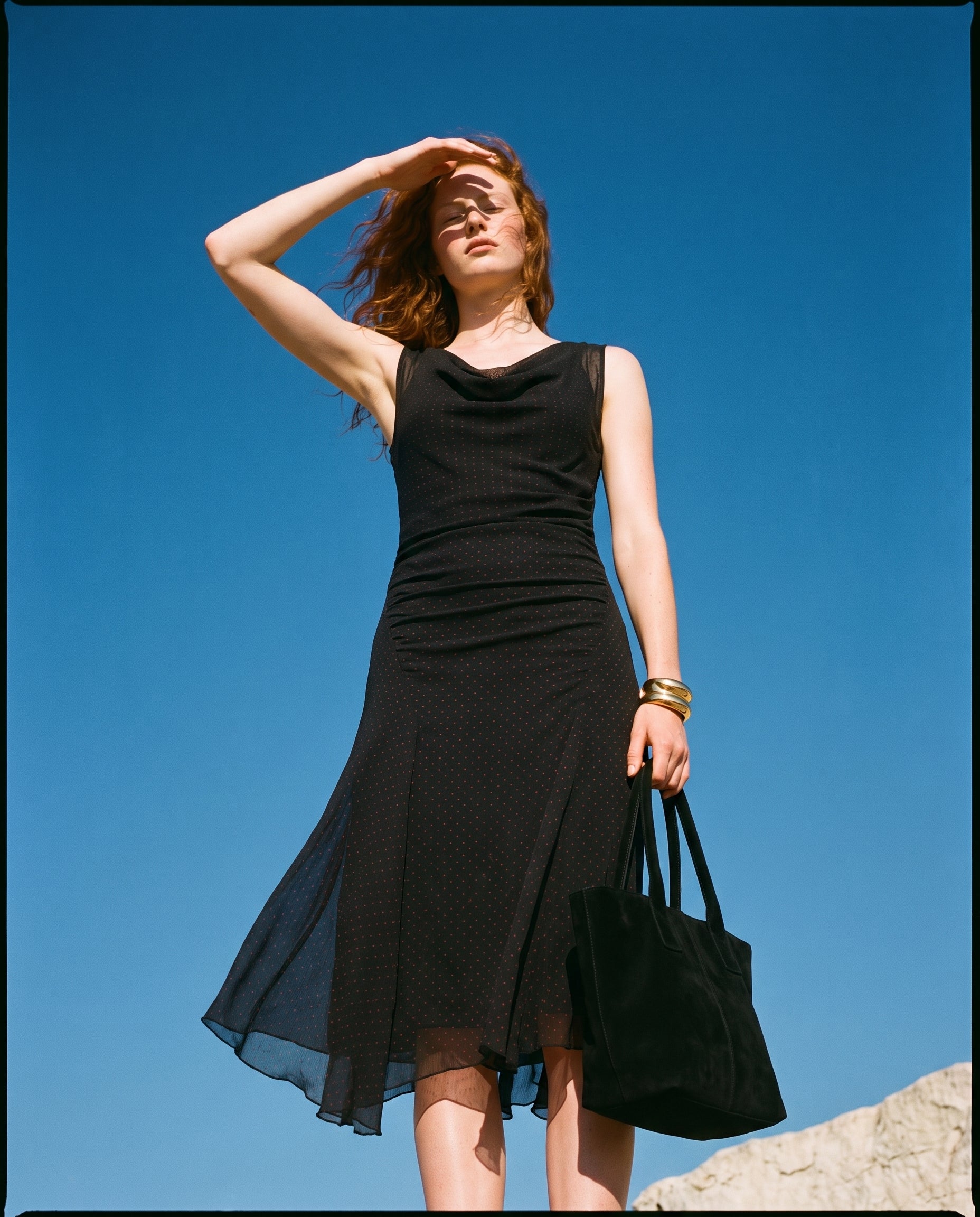 Black and Red Dress