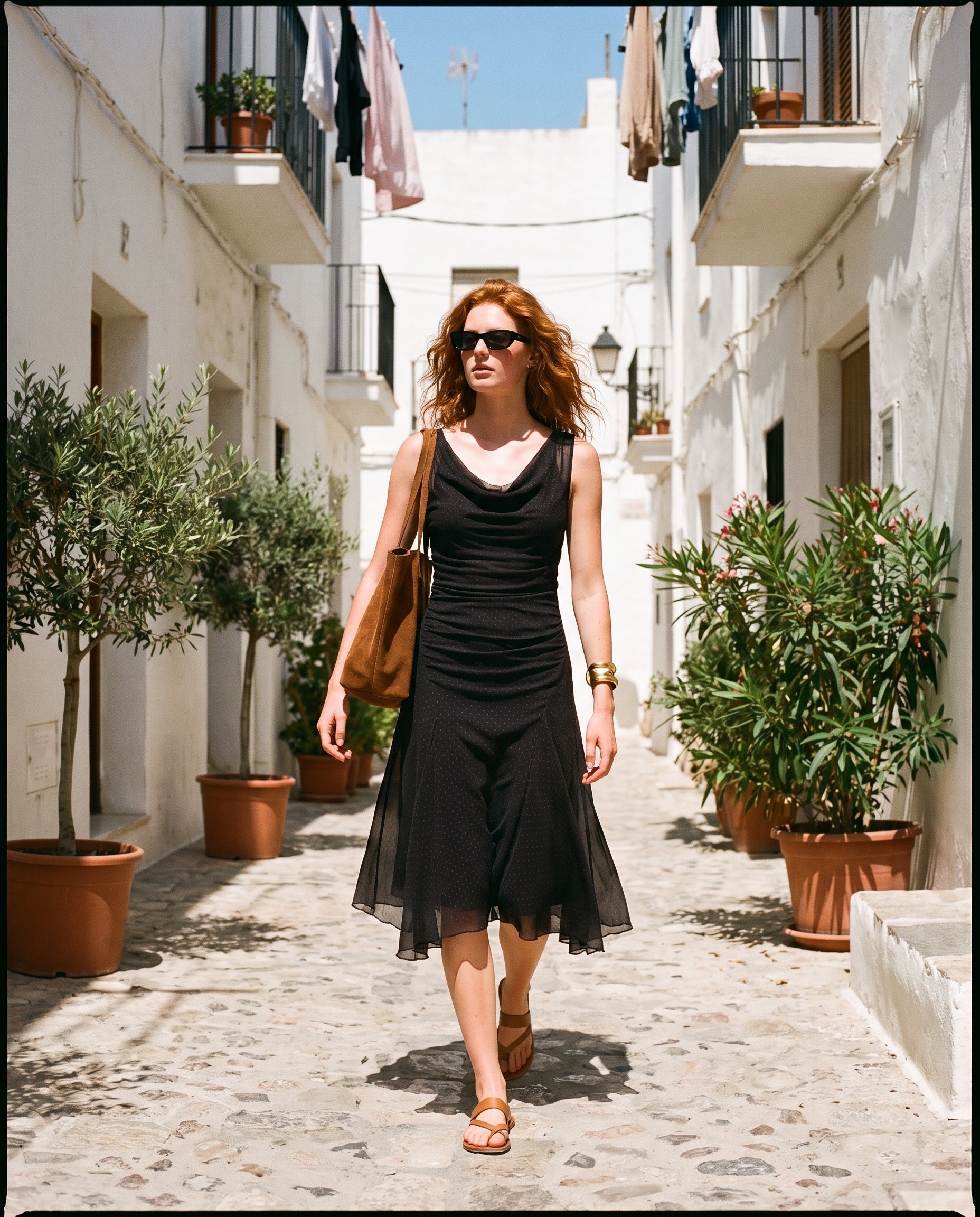 Black and Red Dress