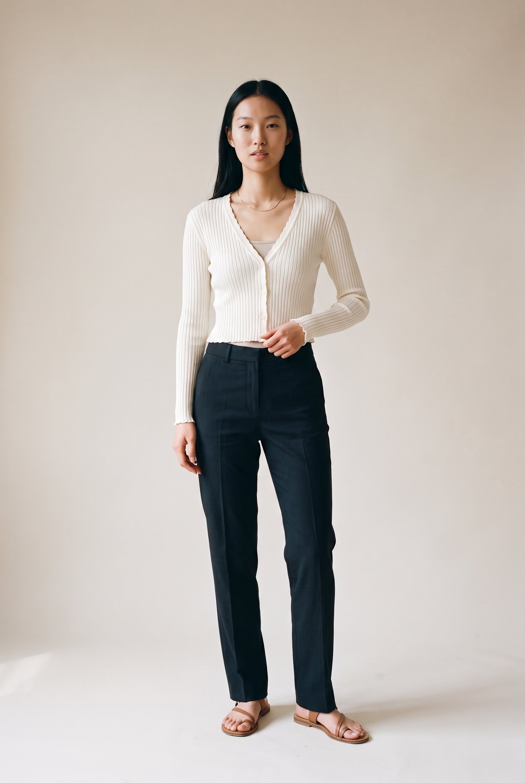 The Minimal Muse V-Neck Sweater