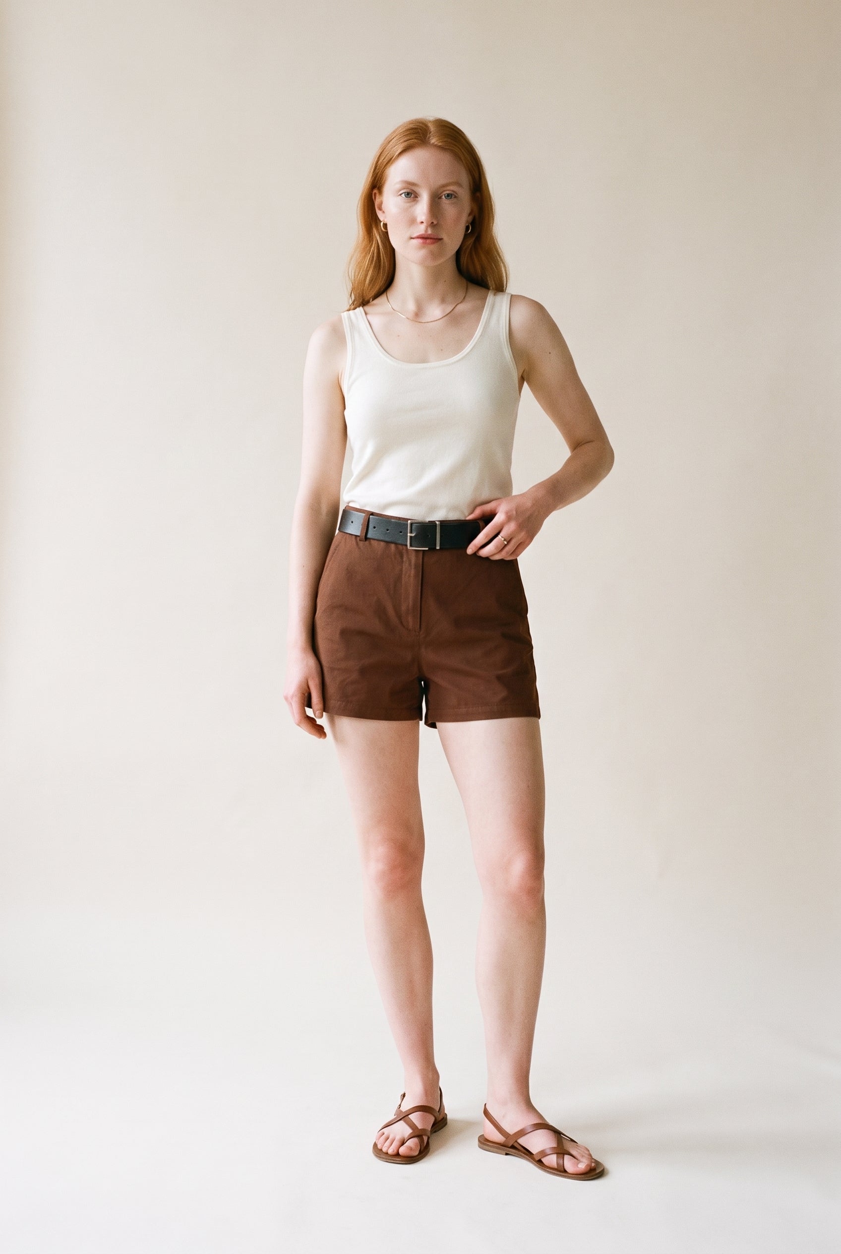 Relaxed Shorts Coffee