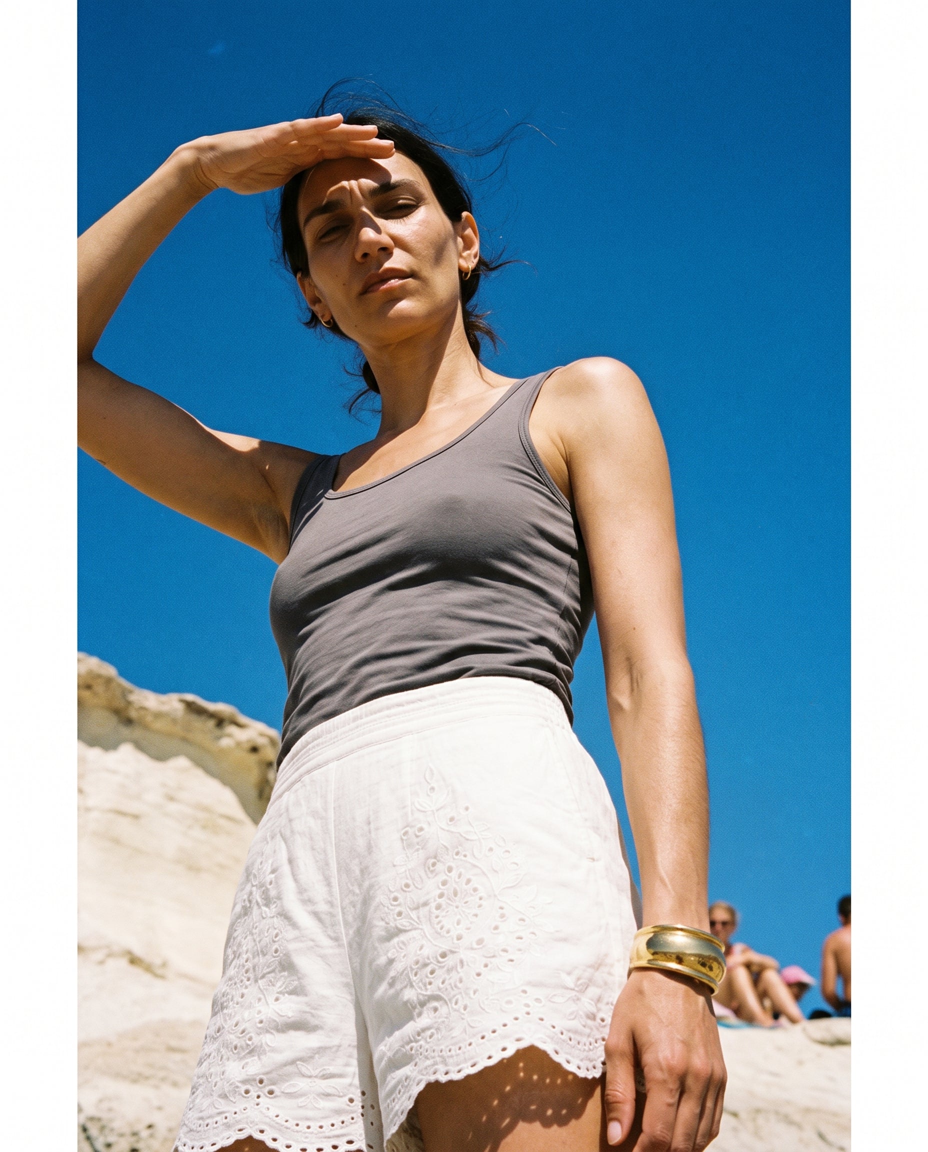 Lily Shorts White