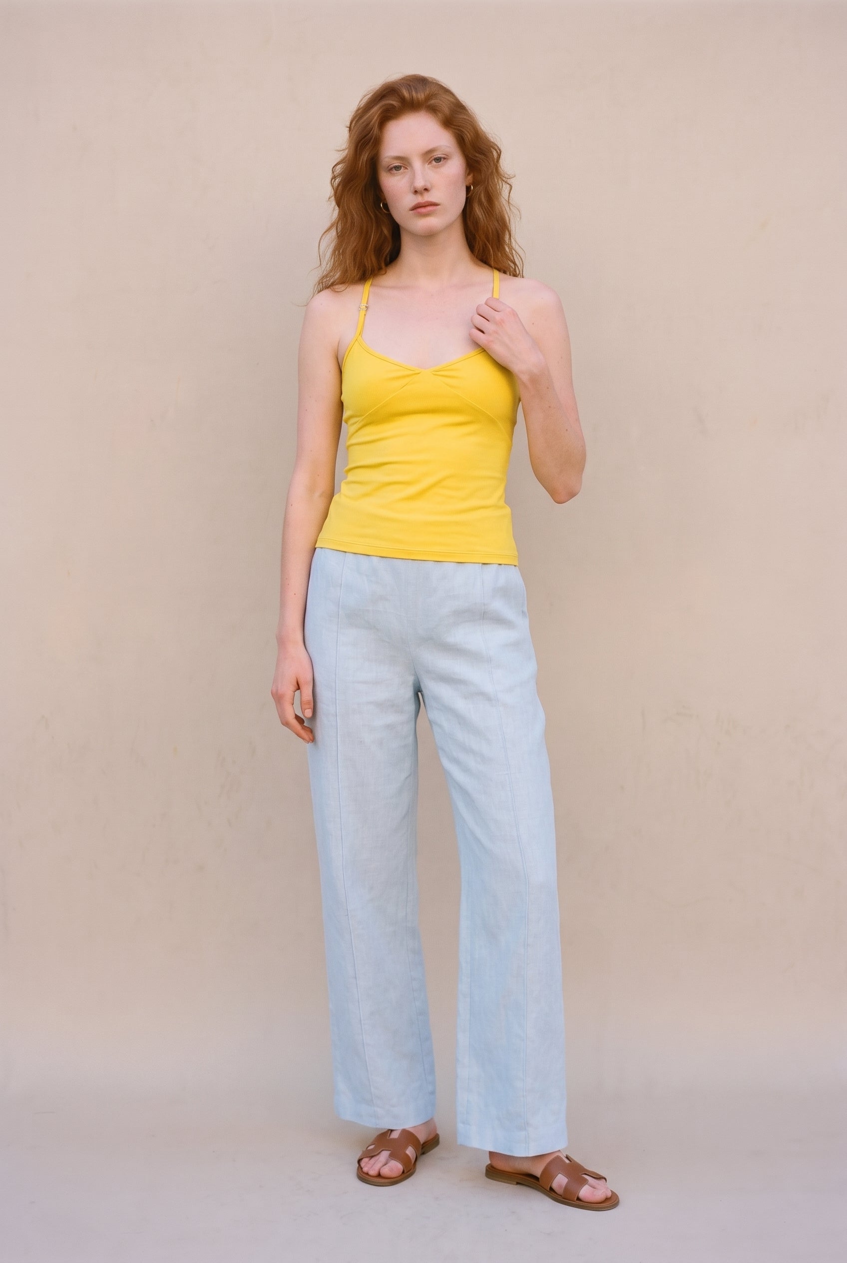 Basic Tank Top Yellow