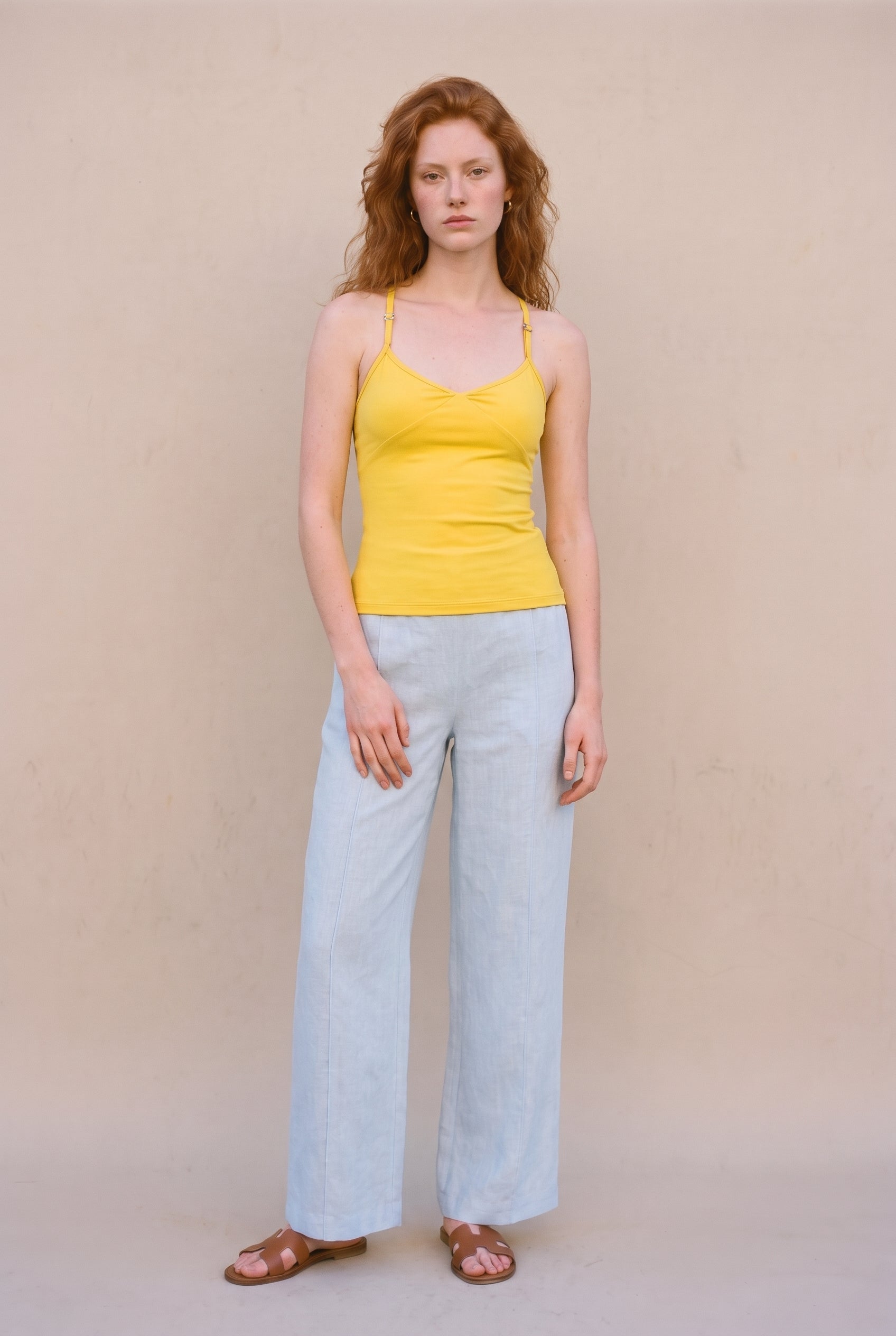 Basic Tank Top Yellow