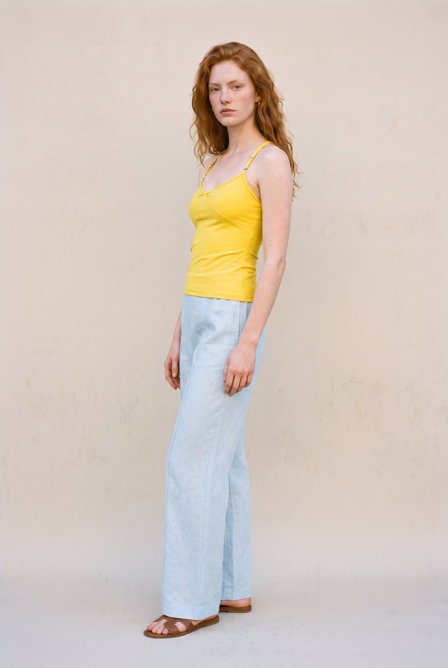 Basic Tank Top Yellow