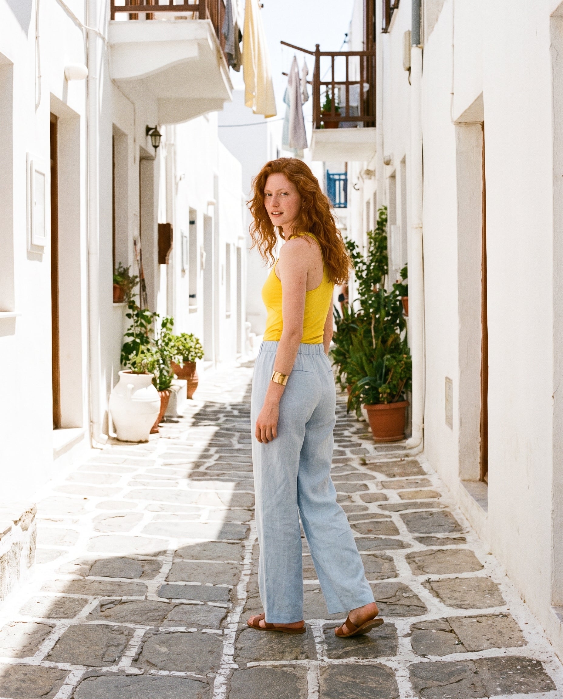 Basic Tank Top Yellow