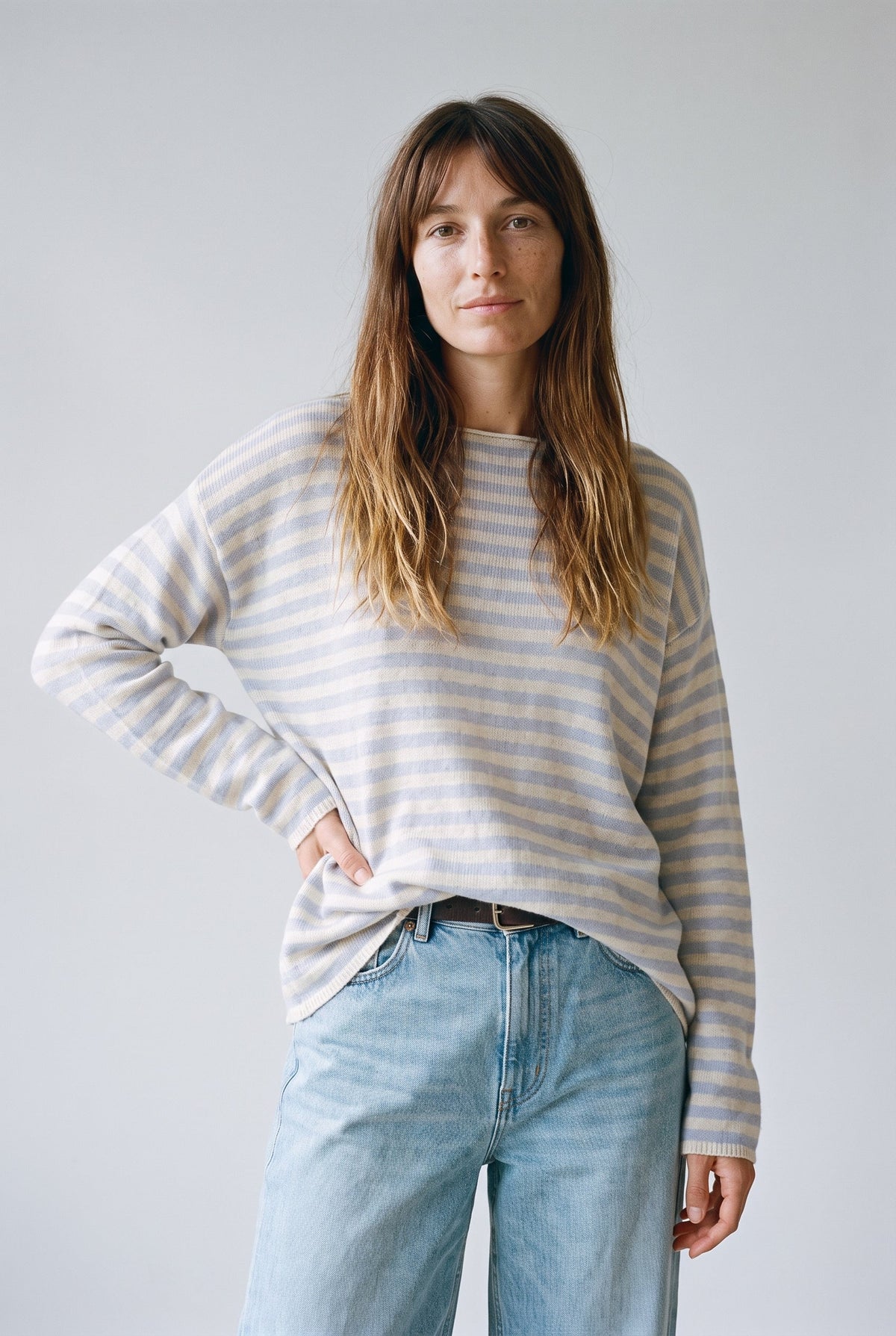 The Longline Tee – Stripes audrey