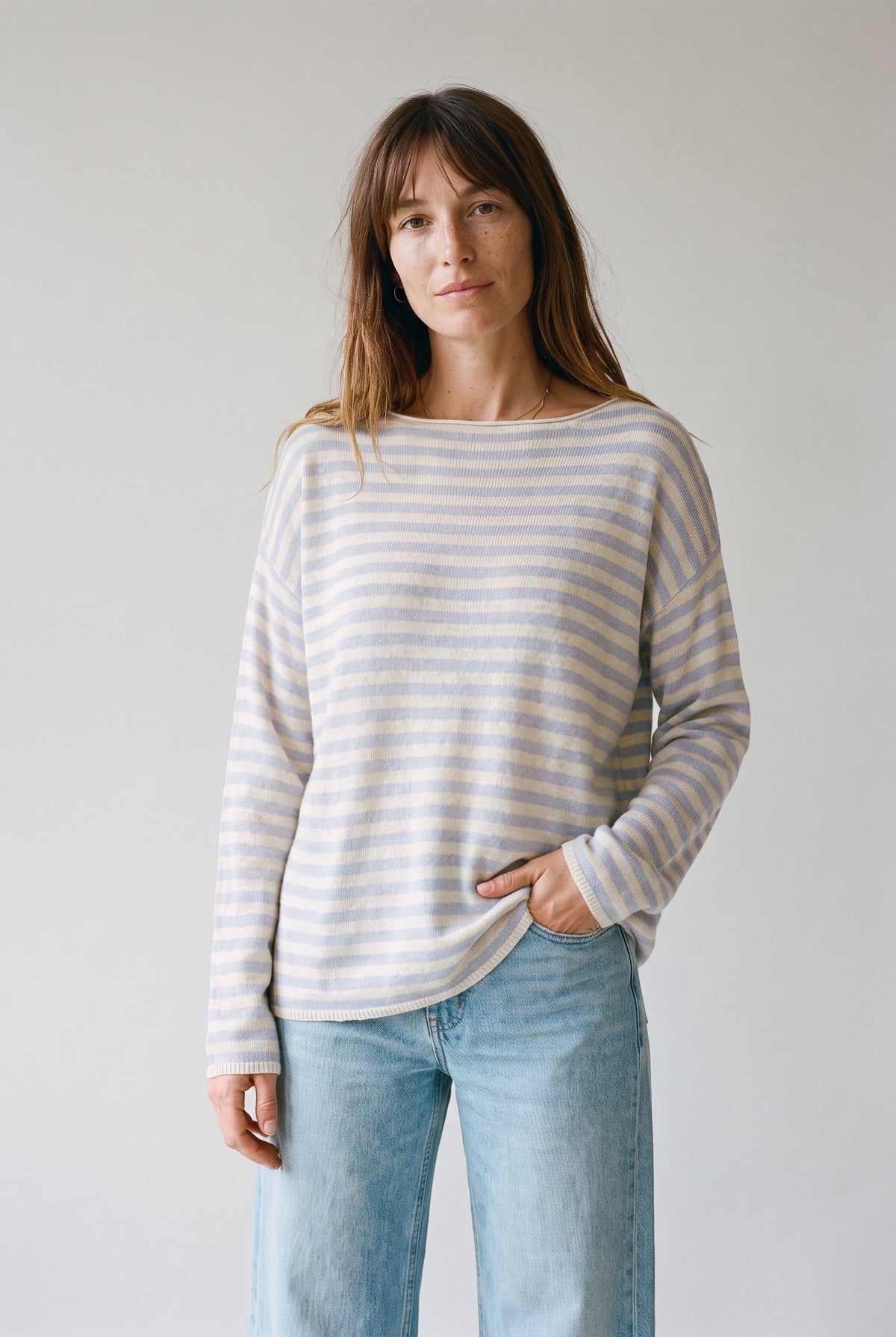 The Longline Tee – Stripes audrey