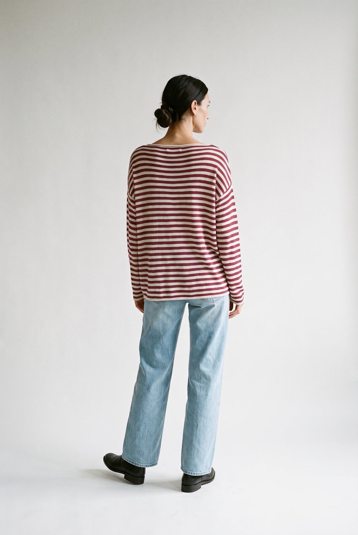 The Longline Tee – Stripes audrey