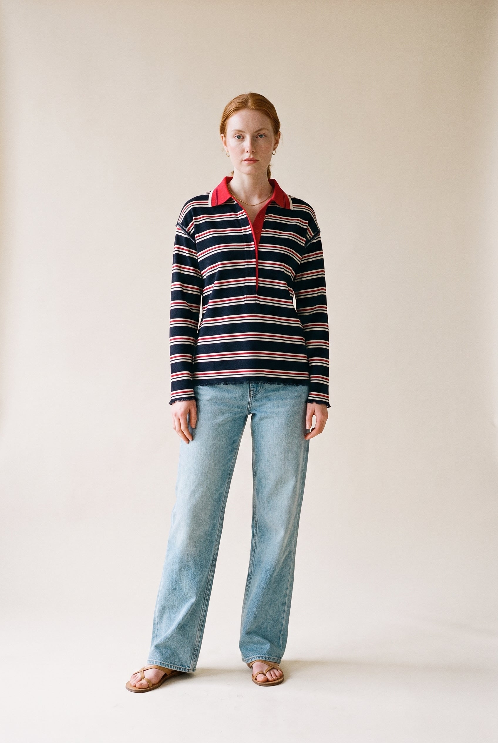 Soft Sweater with Stripes